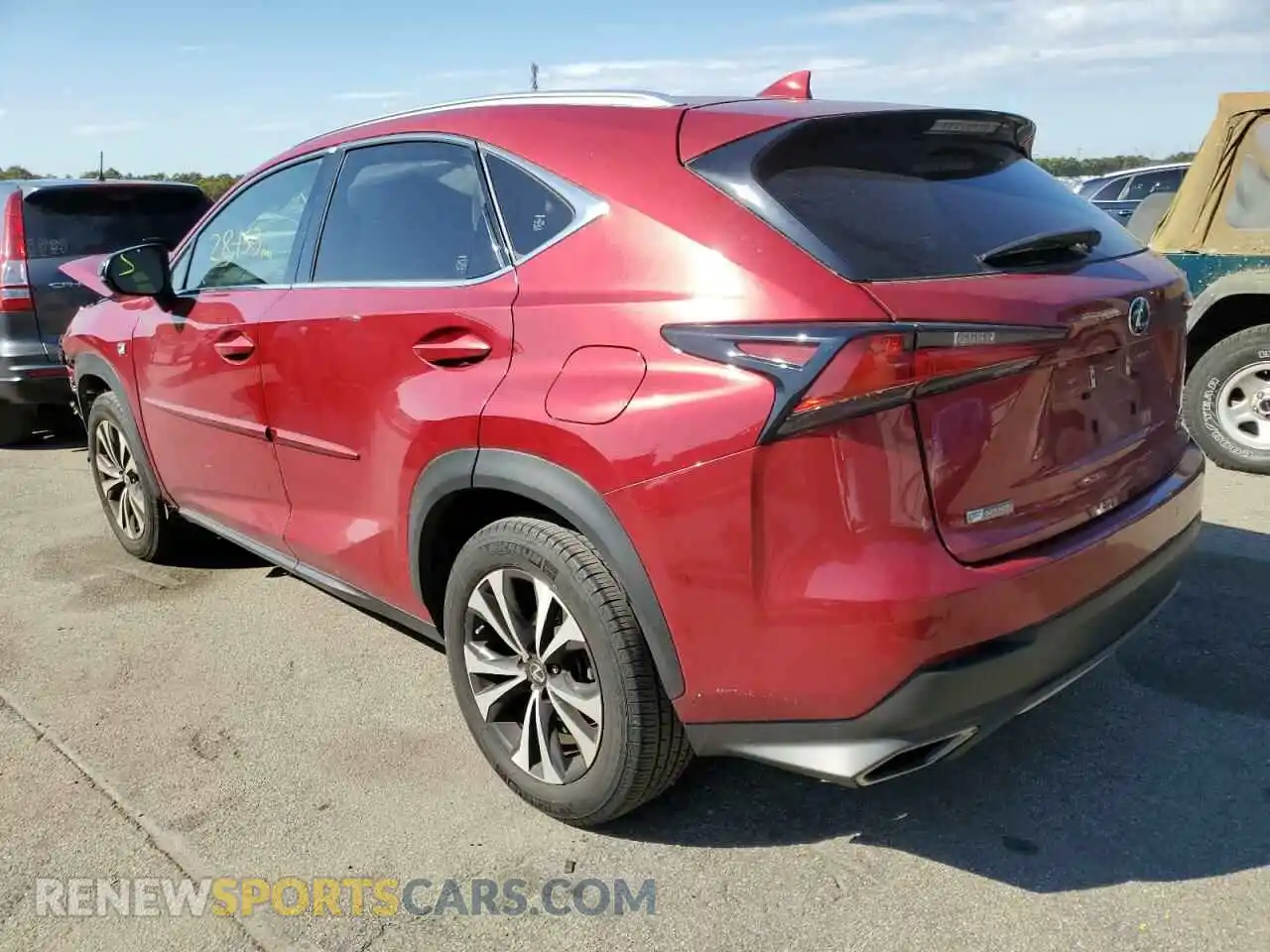 3 Photograph of a damaged car JTJBARBZ1K2186416 LEXUS NX 2019