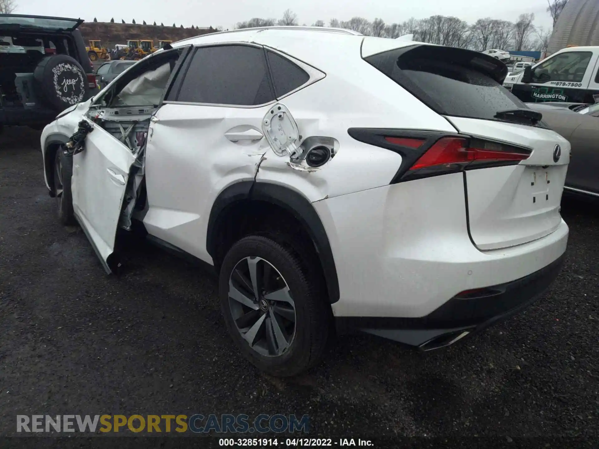 3 Photograph of a damaged car JTJBARBZ1K2197772 LEXUS NX 2019