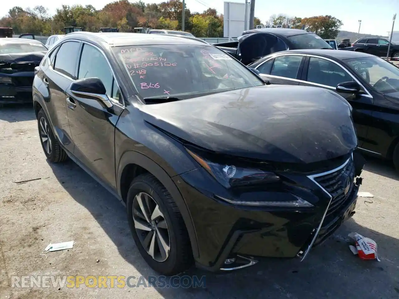 1 Photograph of a damaged car JTJBARBZ1K2205126 LEXUS NX 2019