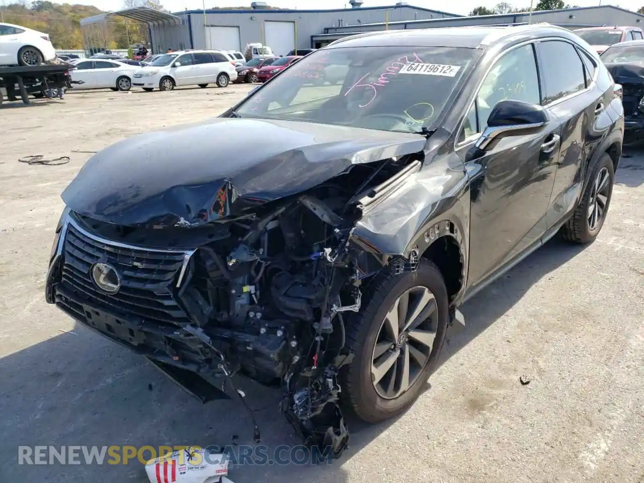 2 Photograph of a damaged car JTJBARBZ1K2205126 LEXUS NX 2019