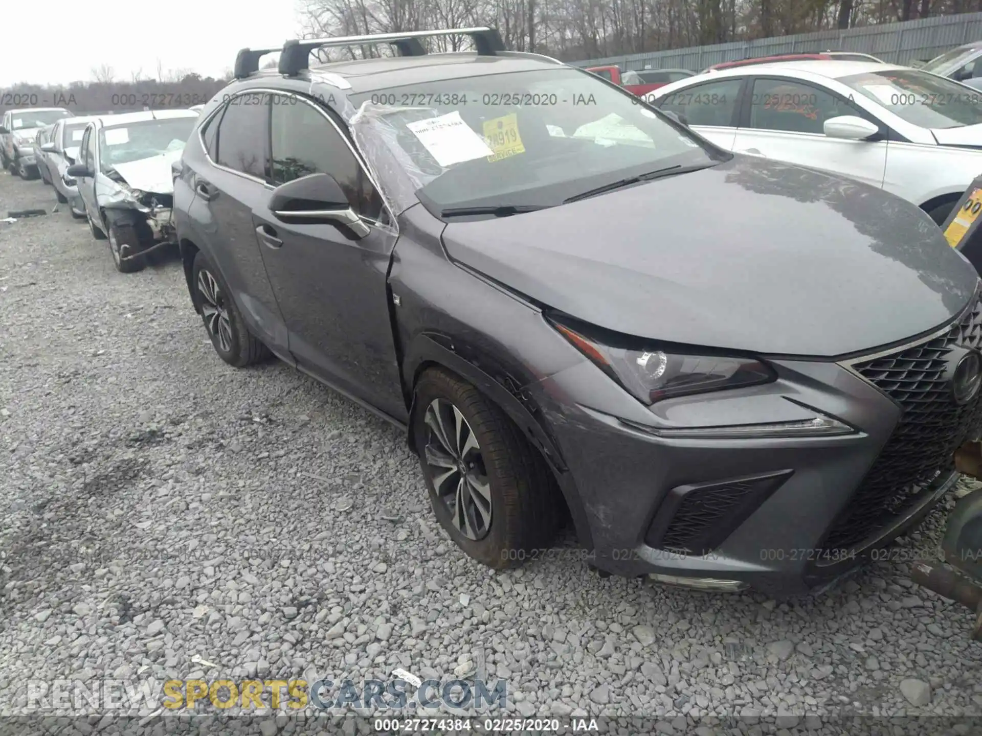 1 Photograph of a damaged car JTJBARBZ2K2192239 LEXUS NX 2019