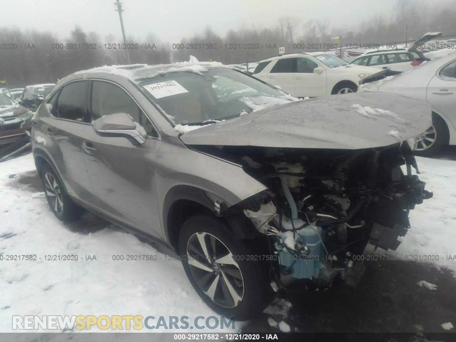 1 Photograph of a damaged car JTJBARBZ2K2192516 LEXUS NX 2019