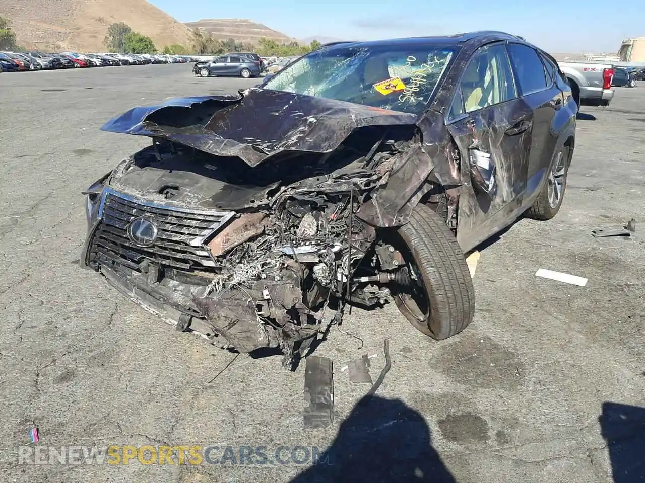 2 Photograph of a damaged car JTJBARBZ2K2195612 LEXUS NX 2019