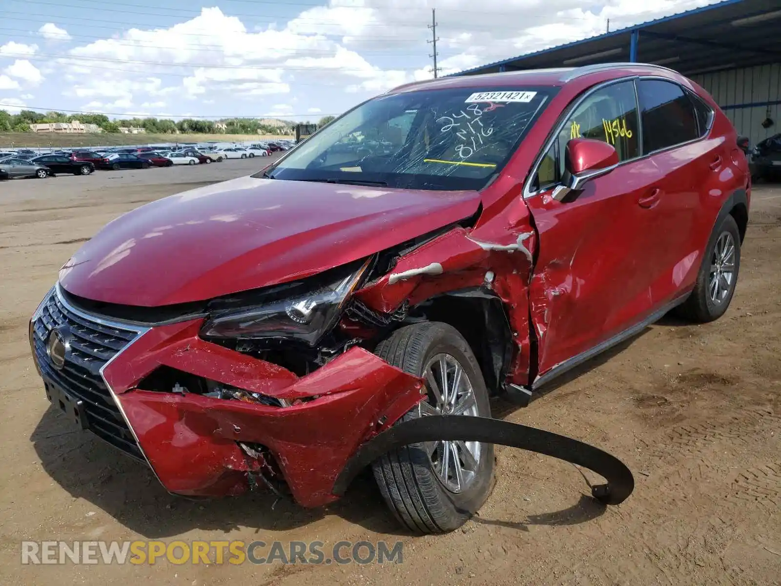 2 Photograph of a damaged car JTJBARBZ2K2207757 LEXUS NX 2019