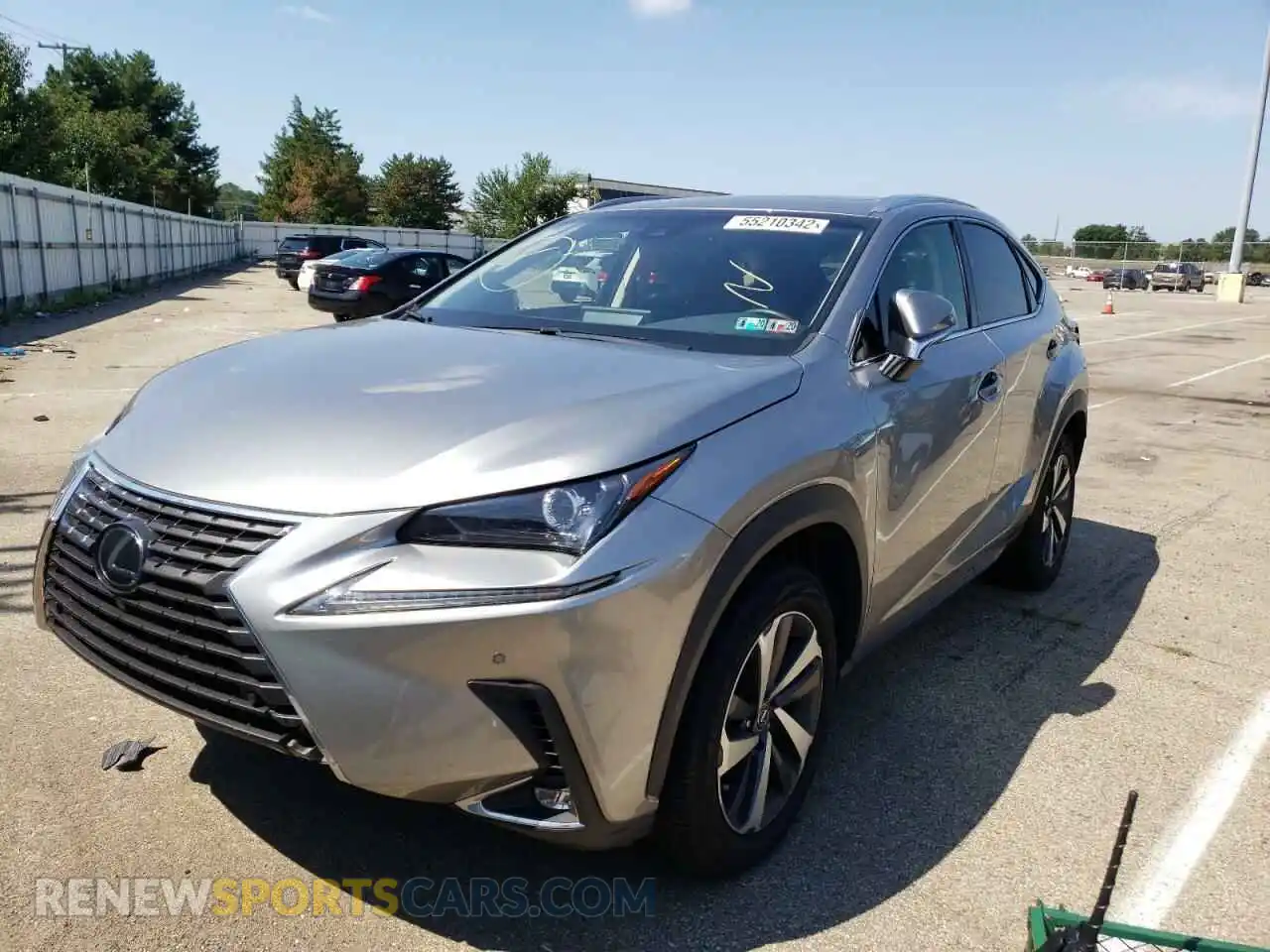2 Photograph of a damaged car JTJBARBZ2K2209850 LEXUS NX 2019