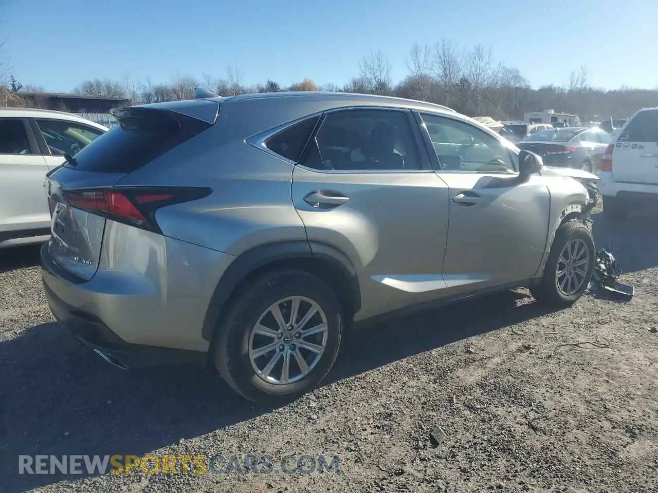 3 Photograph of a damaged car JTJBARBZ2K2214398 LEXUS NX 2019