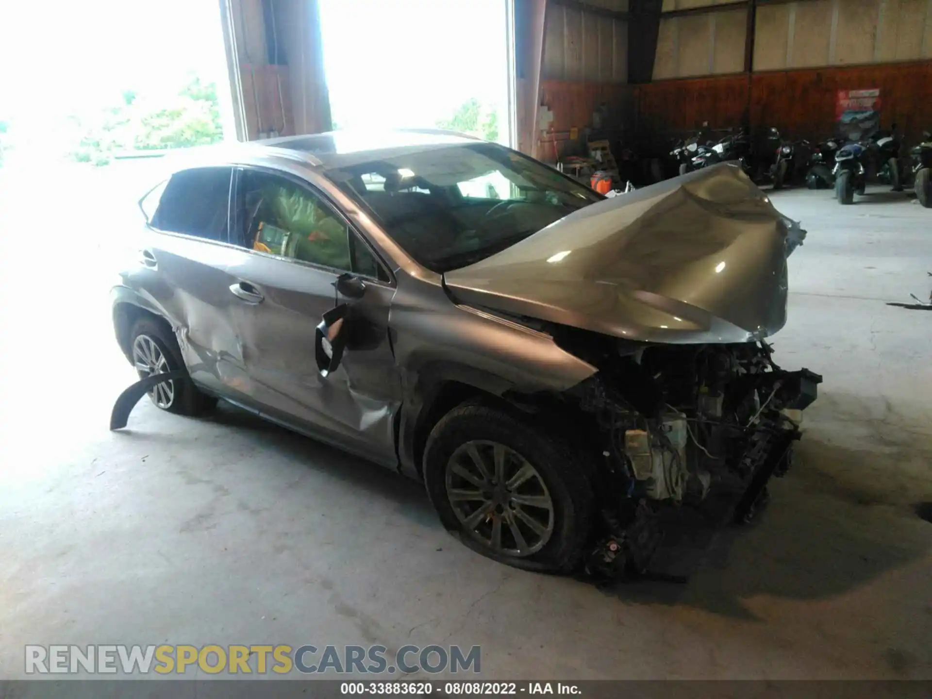 1 Photograph of a damaged car JTJBARBZ3K2184232 LEXUS NX 2019