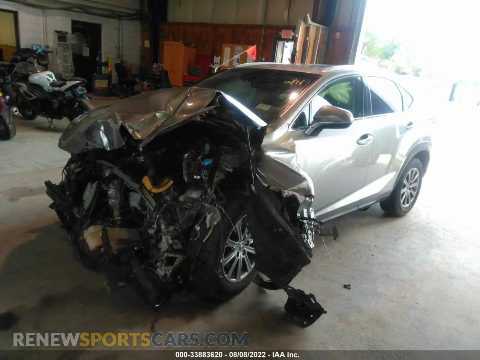 2 Photograph of a damaged car JTJBARBZ3K2184232 LEXUS NX 2019