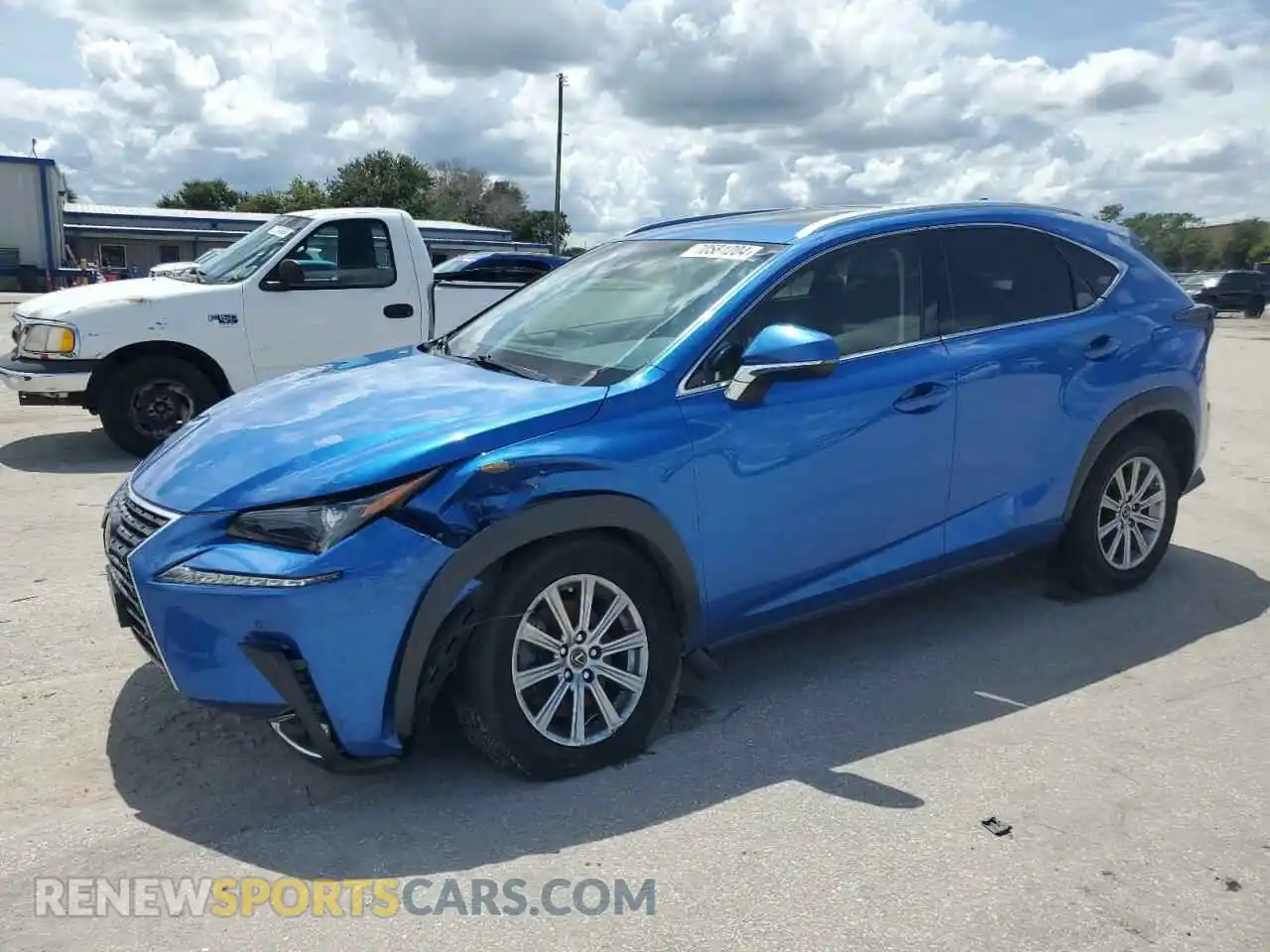 1 Photograph of a damaged car JTJBARBZ3K2186398 LEXUS NX 2019