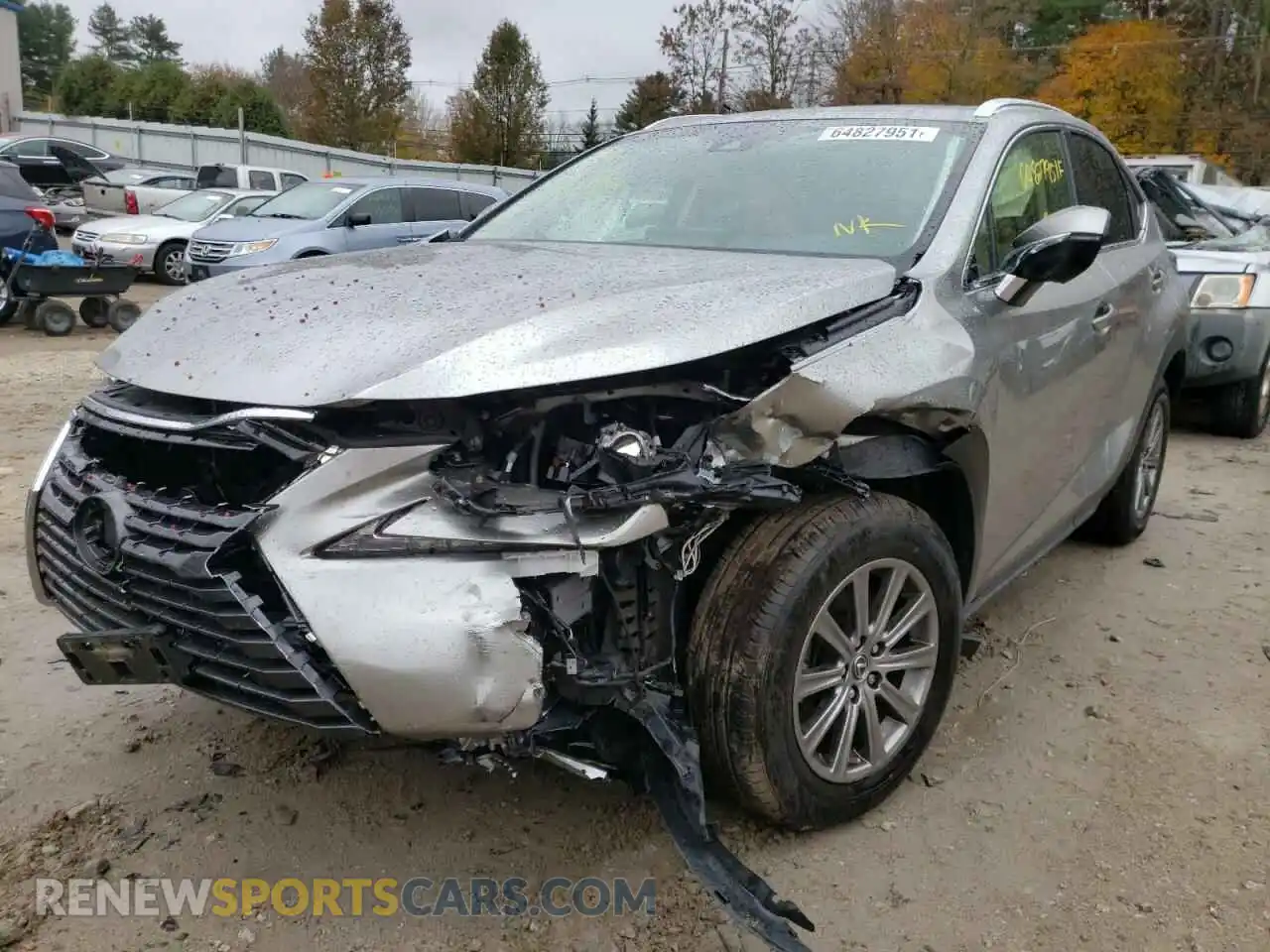2 Photograph of a damaged car JTJBARBZ3K2189303 LEXUS NX 2019