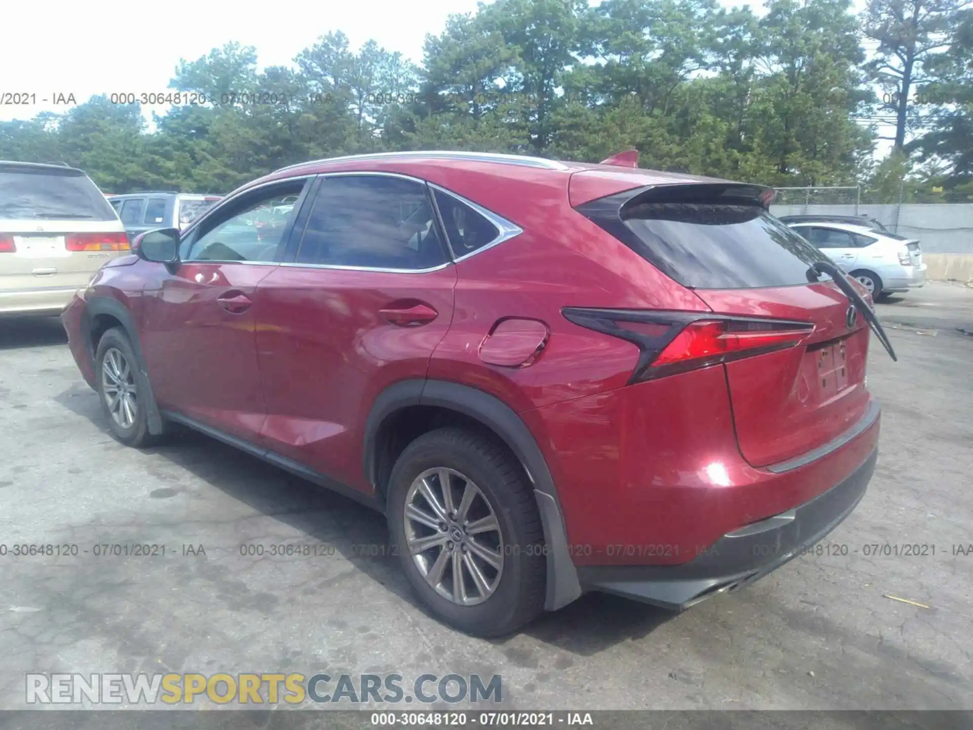 3 Фотография поврежденного автомобиля JTJBARBZ3K2194419 LEXUS NX 2019
