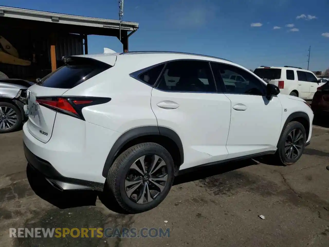 3 Photograph of a damaged car JTJBARBZ3K2206634 LEXUS NX 2019