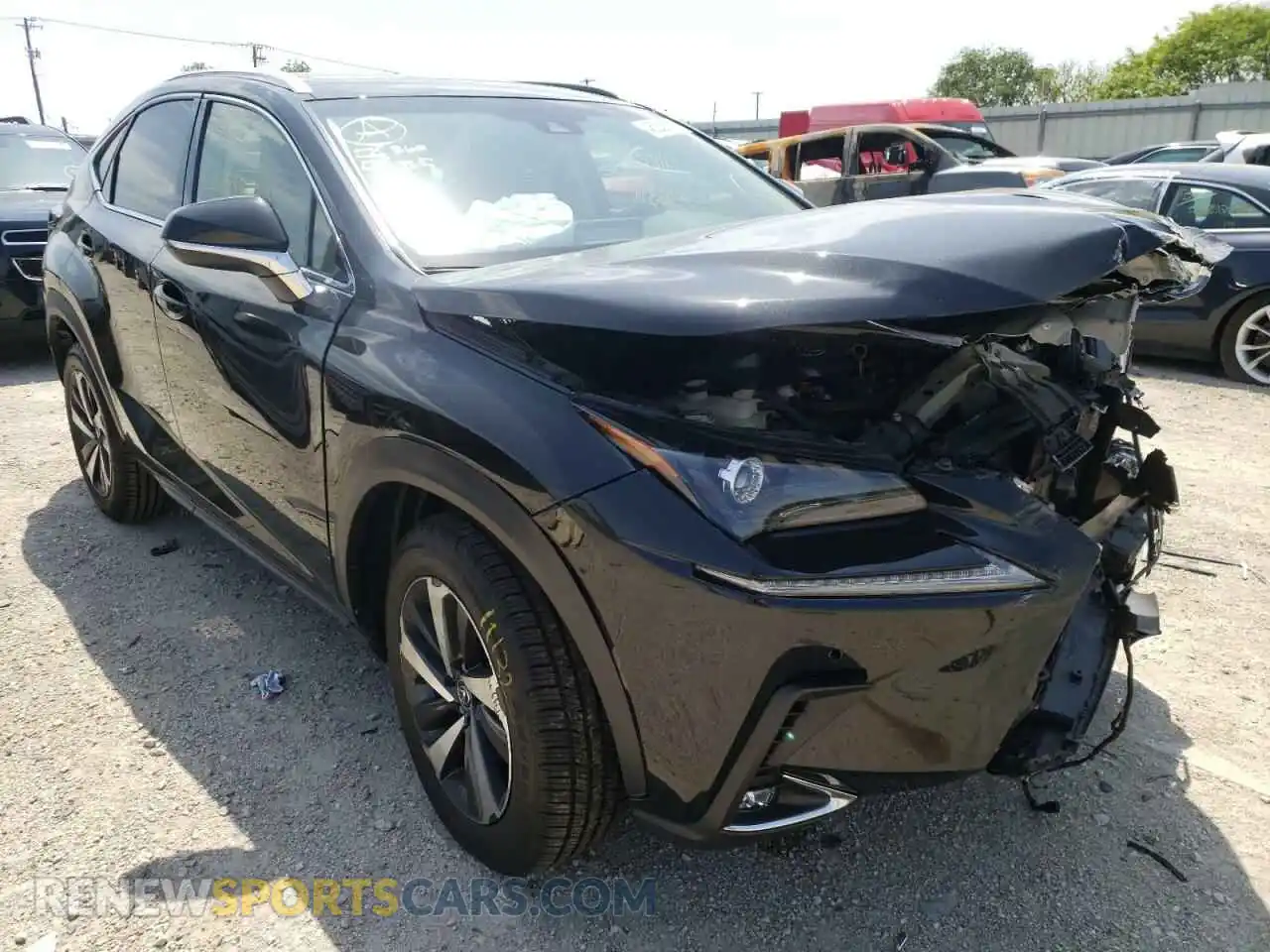 1 Photograph of a damaged car JTJBARBZ4K2183963 LEXUS NX 2019