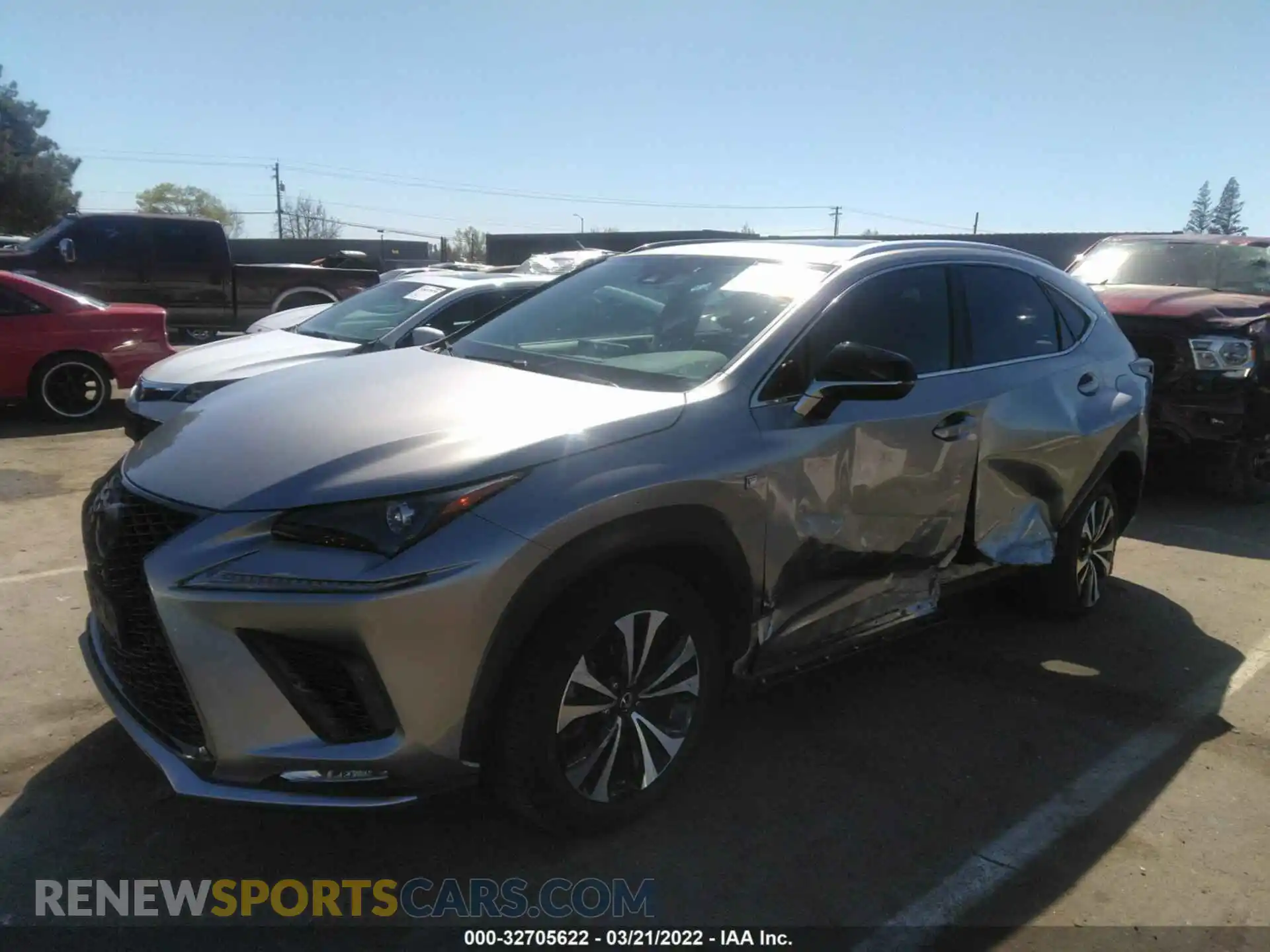 2 fotografías del automóvil dañado JTJBARBZ4K2186507 LEXUS NX 2019