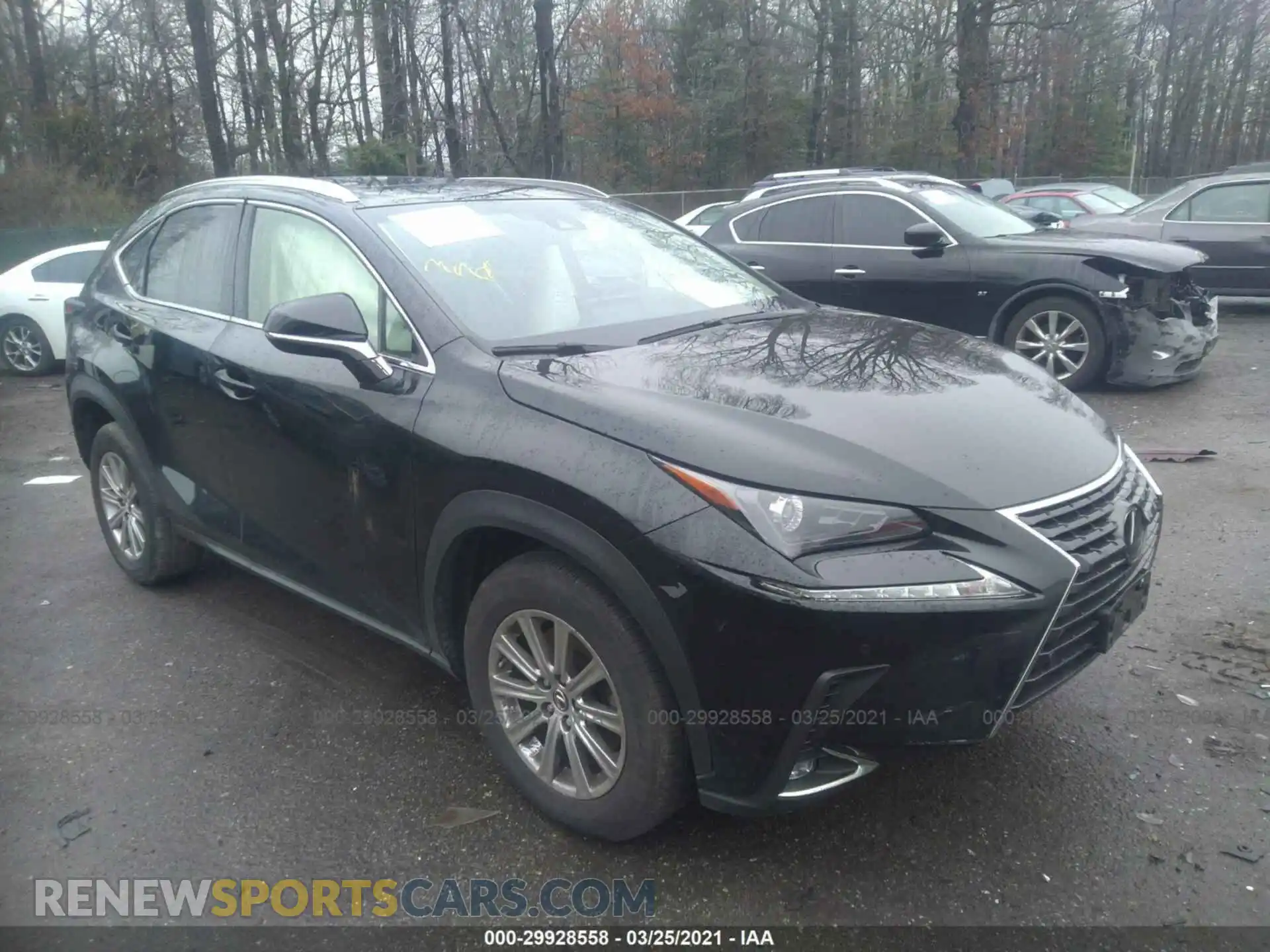 1 Photograph of a damaged car JTJBARBZ4K2190282 LEXUS NX 2019