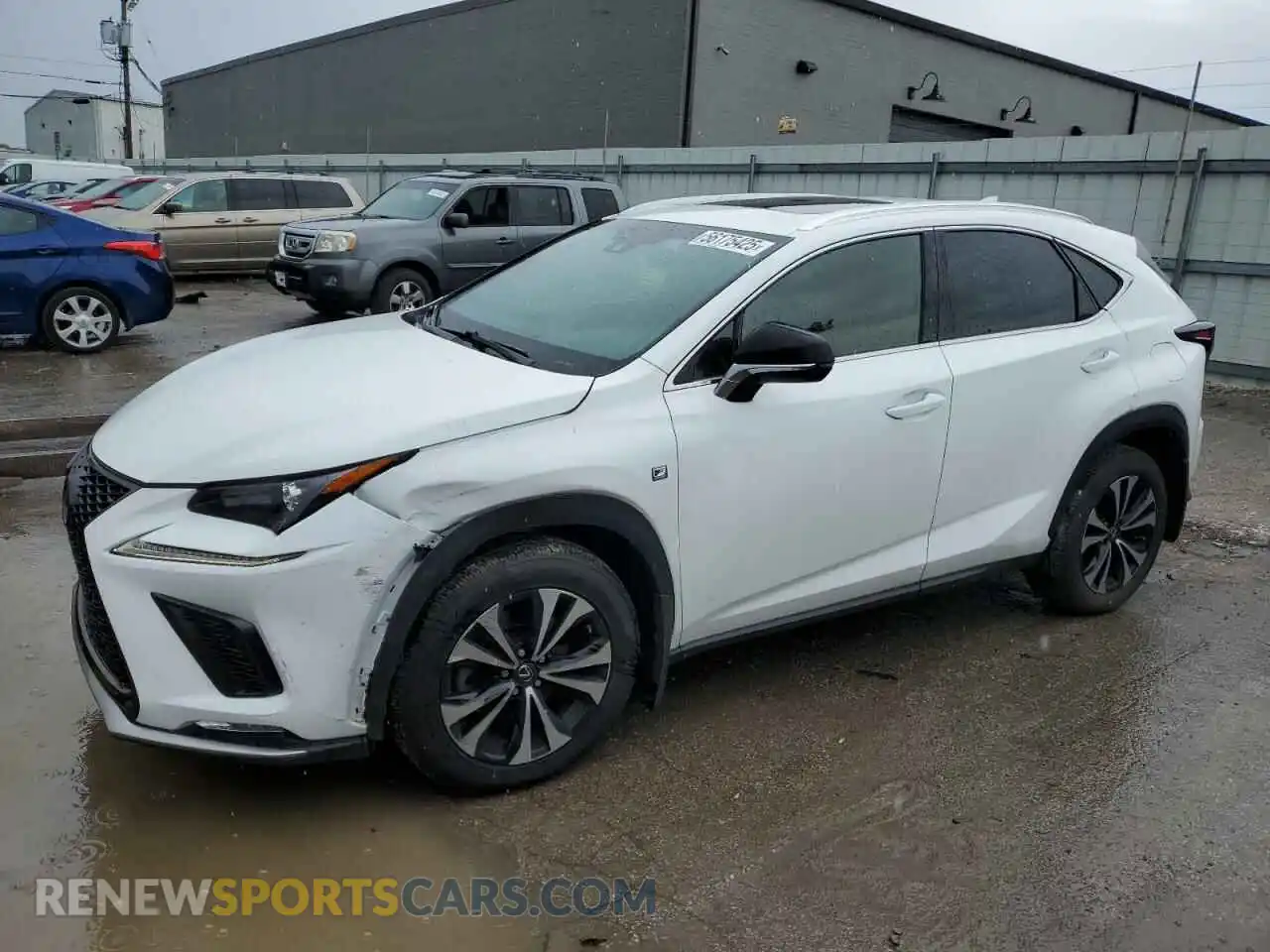 1 Photograph of a damaged car JTJBARBZ5K2192588 LEXUS NX 2019