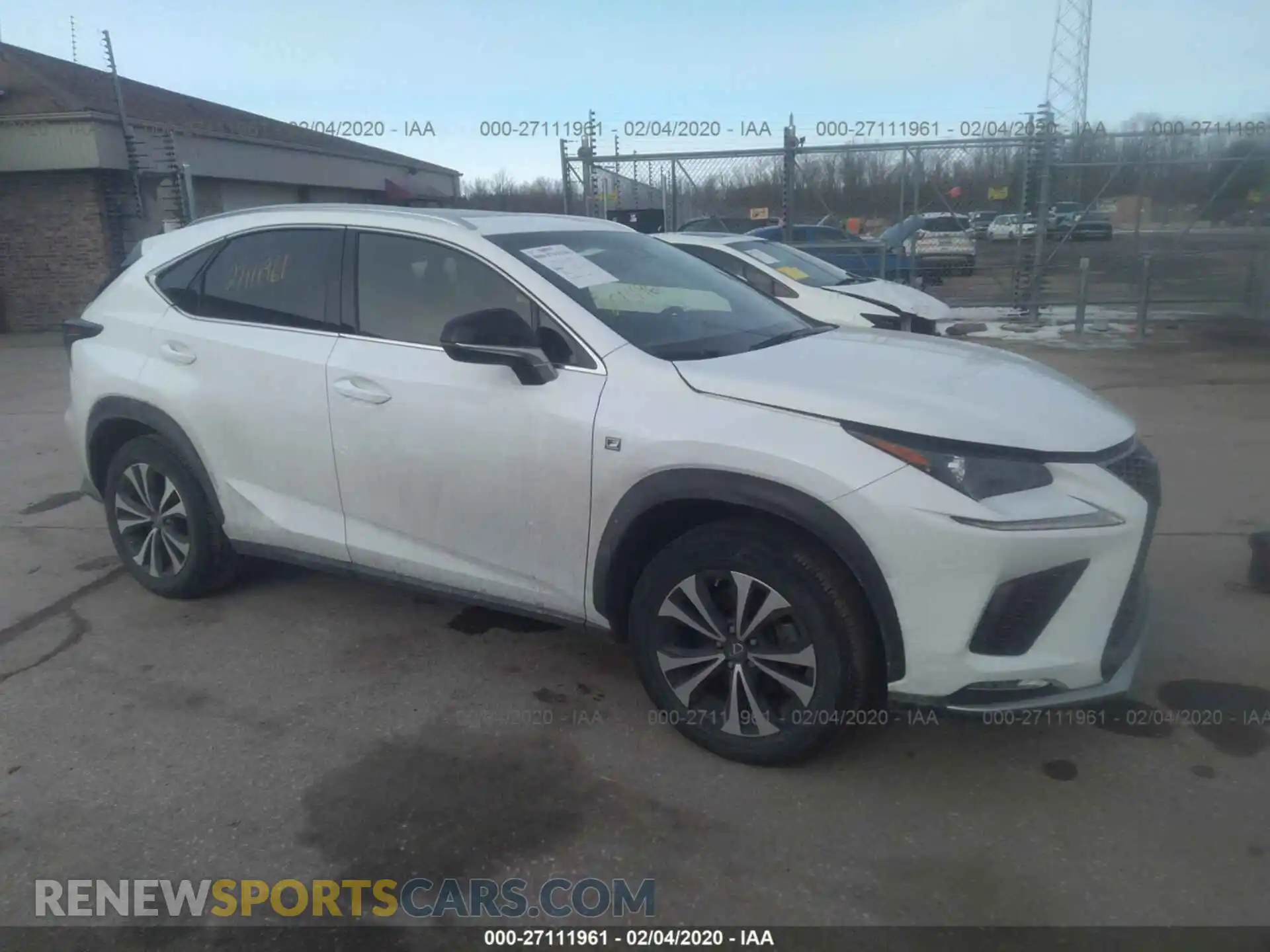 1 Photograph of a damaged car JTJBARBZ5K2192963 LEXUS NX 2019