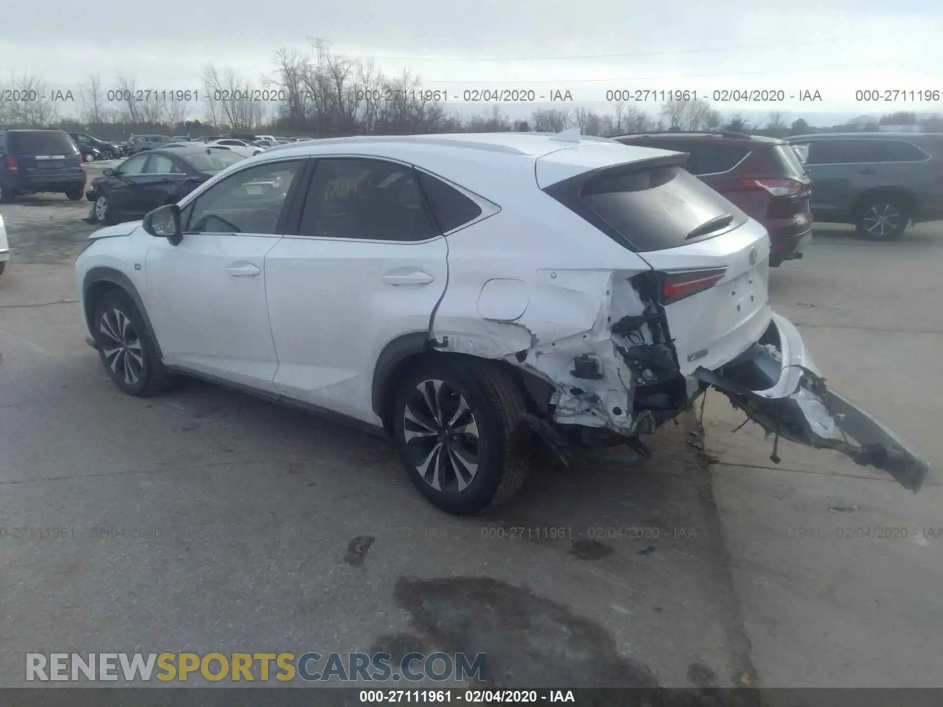3 Photograph of a damaged car JTJBARBZ5K2192963 LEXUS NX 2019