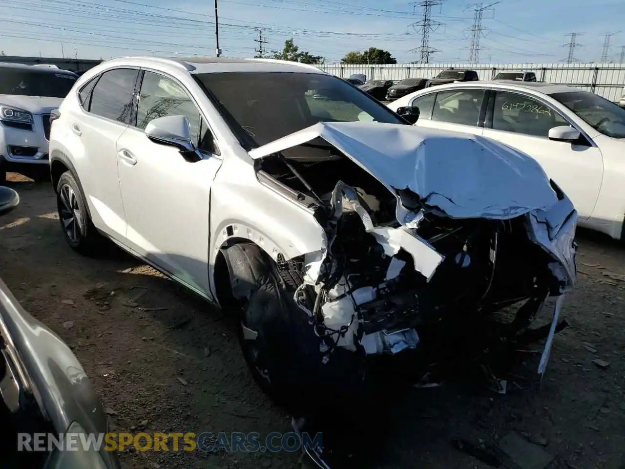 1 Photograph of a damaged car JTJBARBZ5K2210782 LEXUS NX 2019
