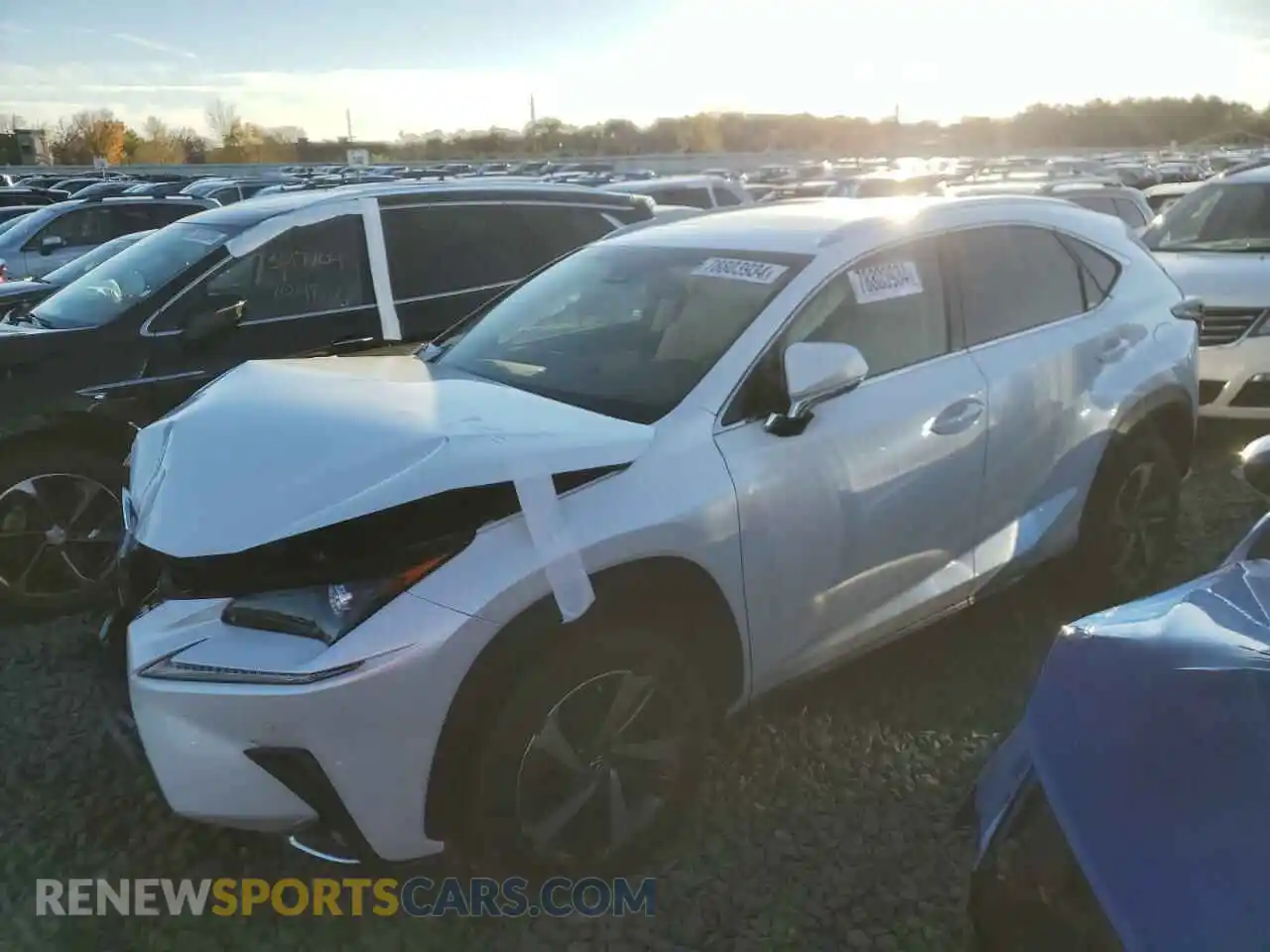 1 Photograph of a damaged car JTJBARBZ5K2216470 LEXUS NX 2019