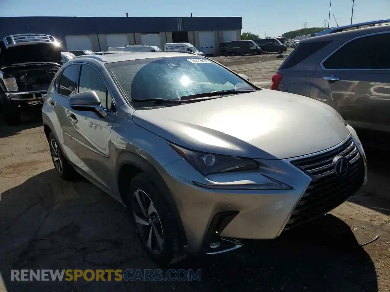 1 Photograph of a damaged car JTJBARBZ5K2216761 LEXUS NX 2019