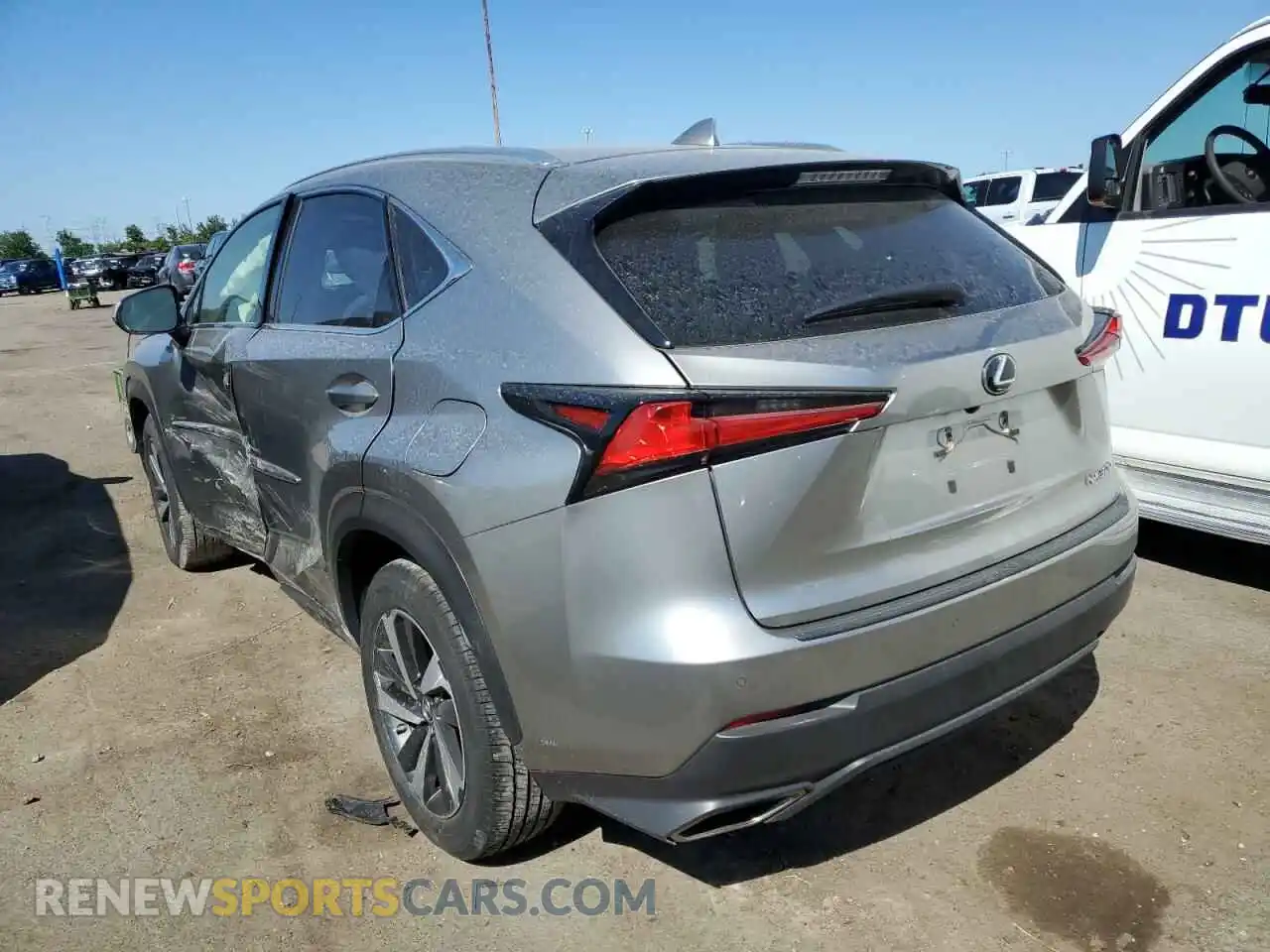 3 Photograph of a damaged car JTJBARBZ5K2216761 LEXUS NX 2019