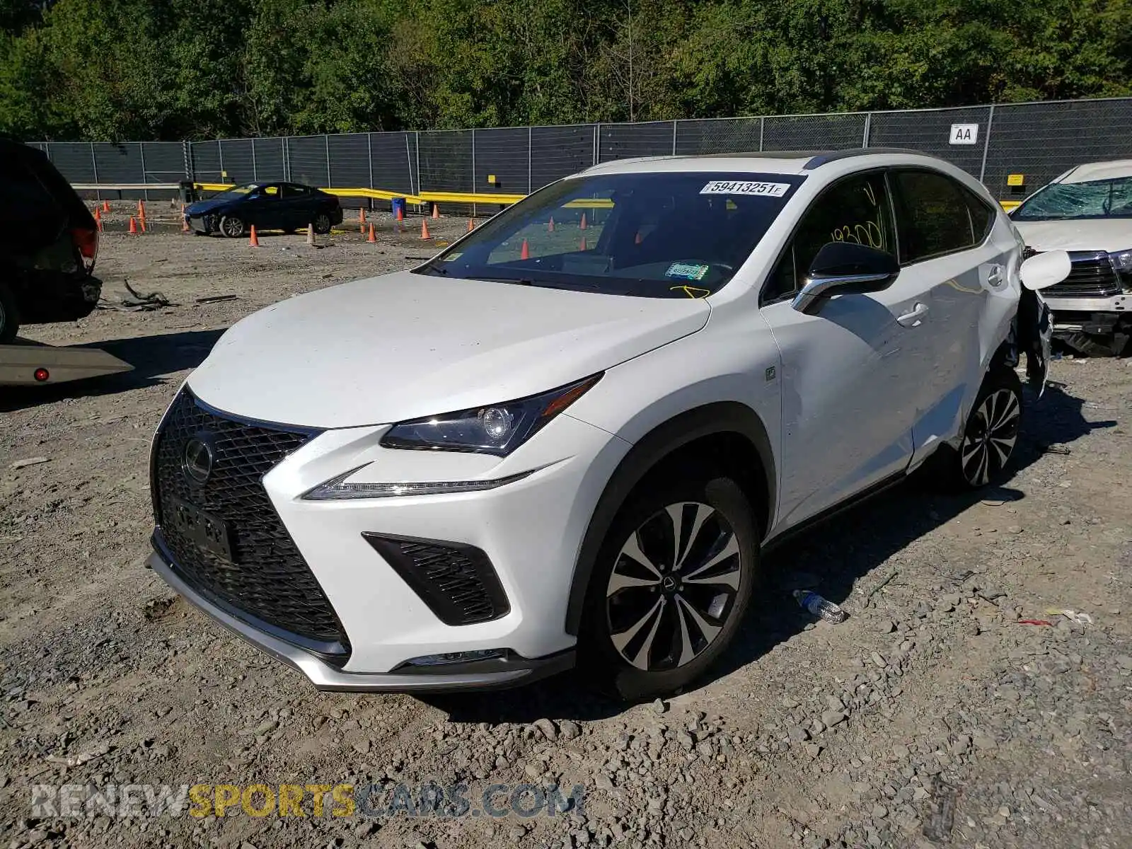 2 Photograph of a damaged car JTJBARBZ6K2187061 LEXUS NX 2019
