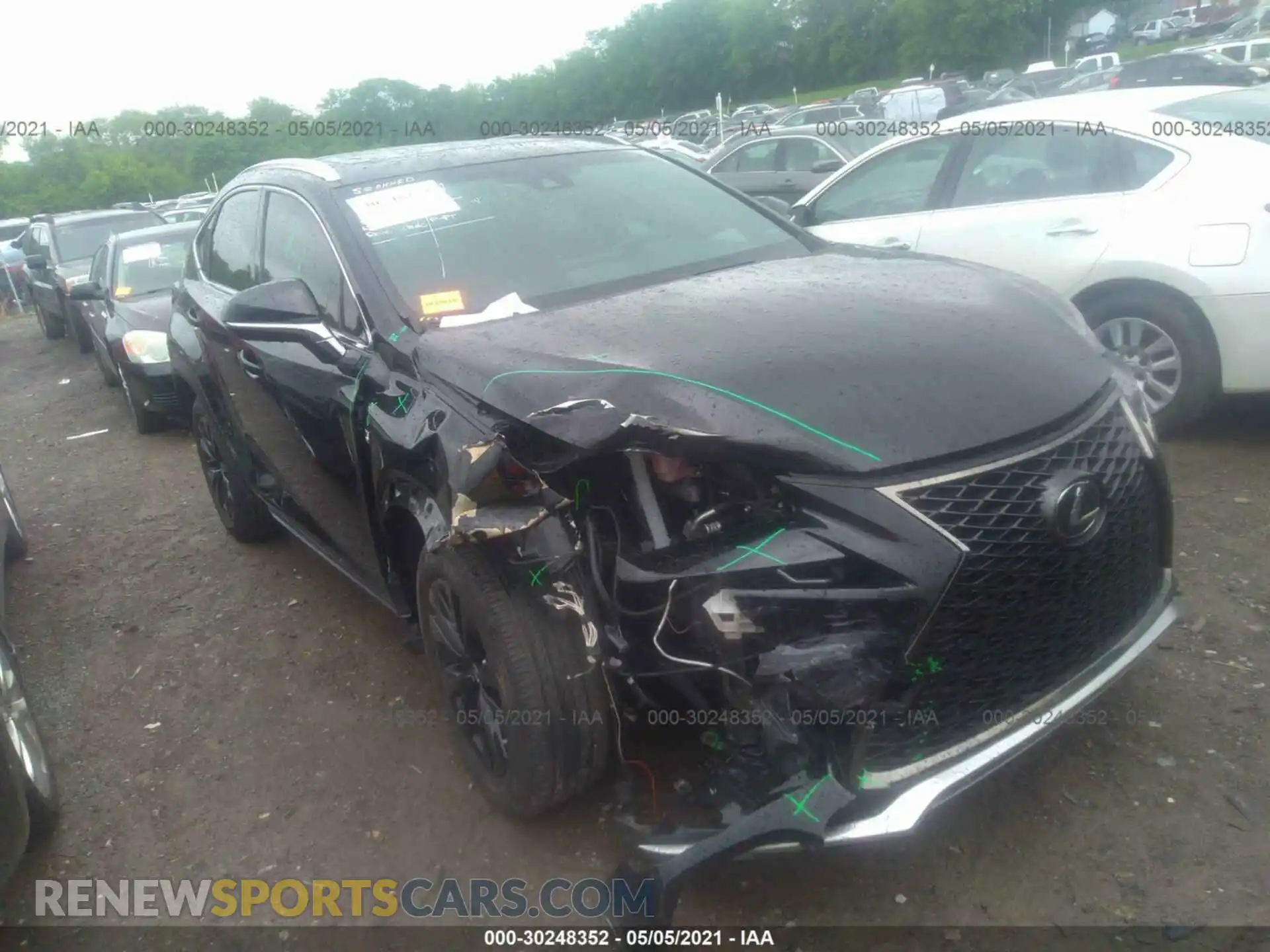 1 Photograph of a damaged car JTJBARBZ6K2192471 LEXUS NX 2019