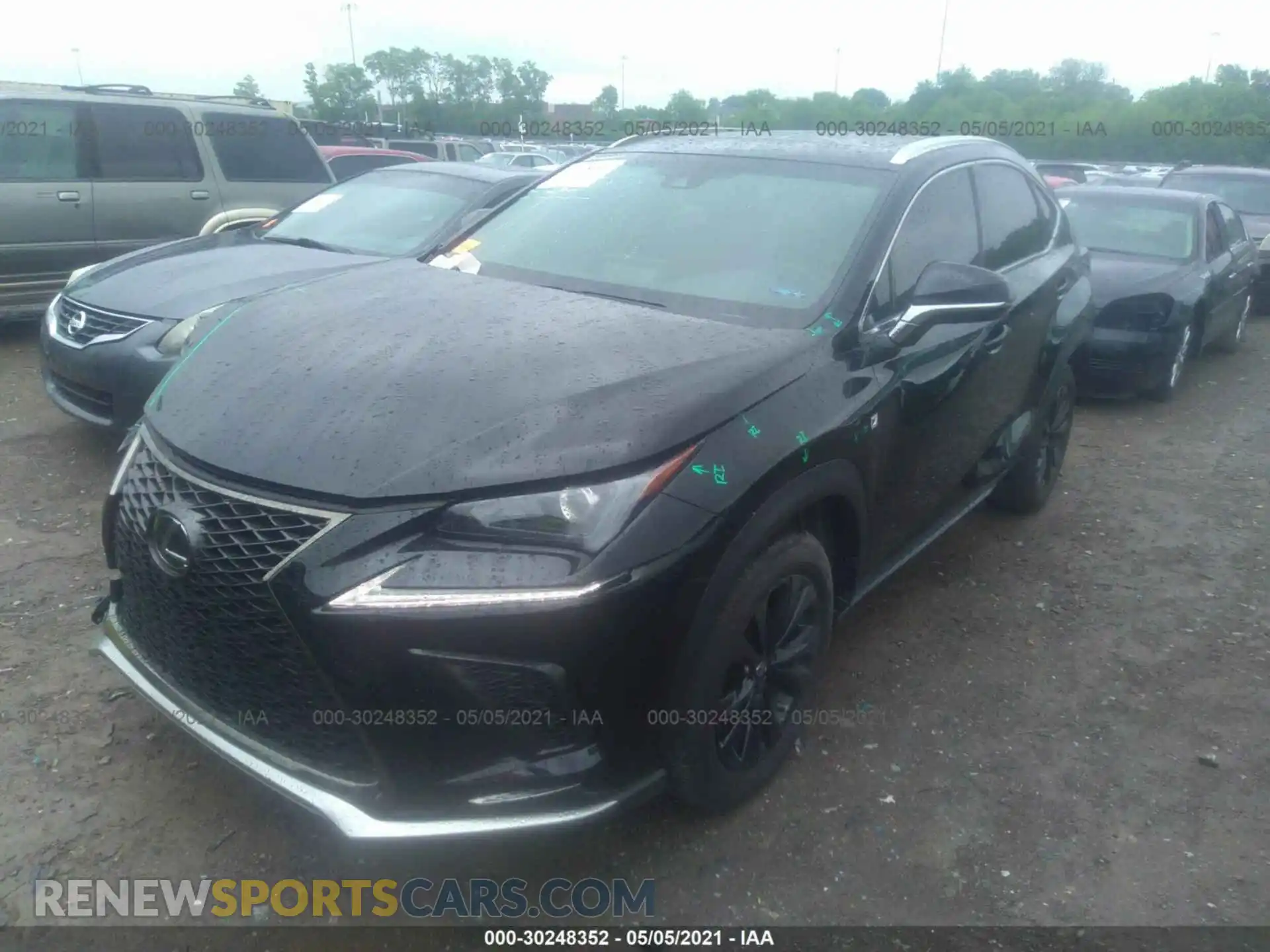 2 Photograph of a damaged car JTJBARBZ6K2192471 LEXUS NX 2019