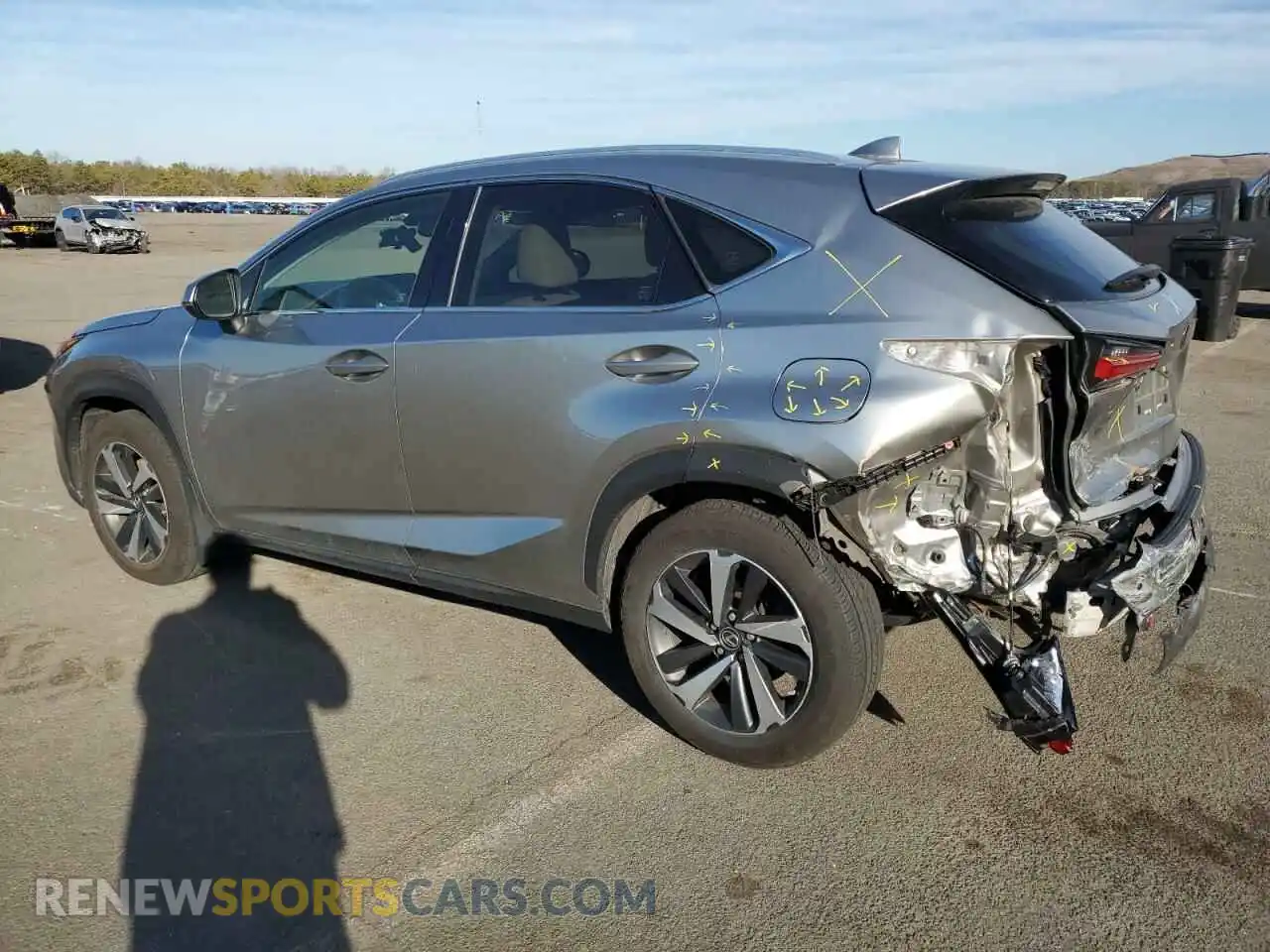 2 Photograph of a damaged car JTJBARBZ7K2193323 LEXUS NX 2019