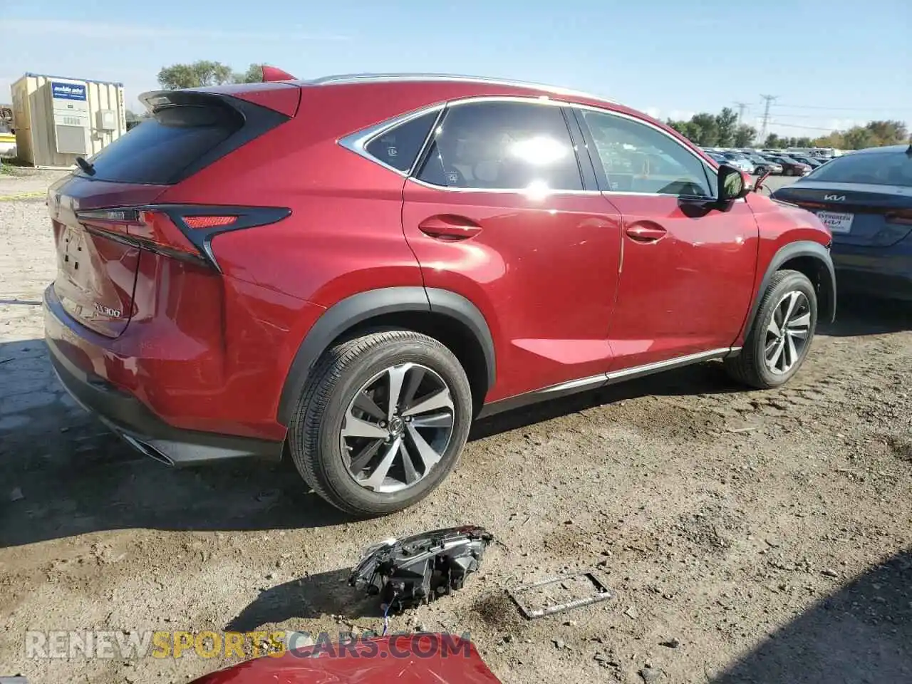 3 Photograph of a damaged car JTJBARBZ7K2207771 LEXUS NX 2019
