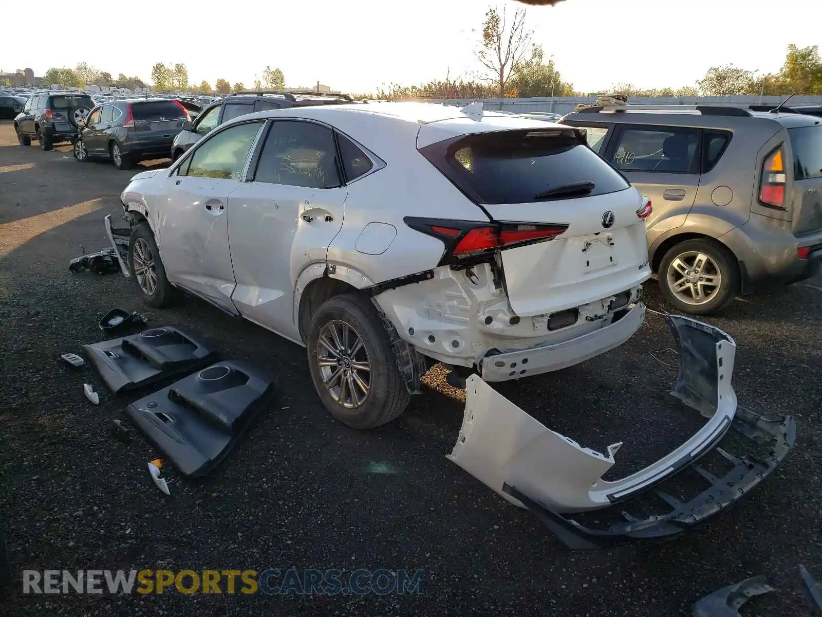 3 Фотография поврежденного автомобиля JTJBARBZ8K2183027 LEXUS NX 2019