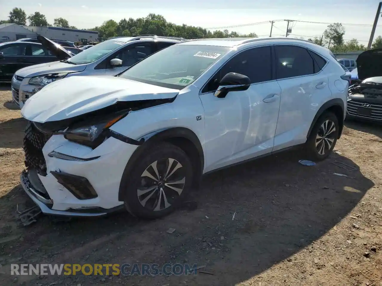 1 Photograph of a damaged car JTJBARBZ8K2184291 LEXUS NX 2019