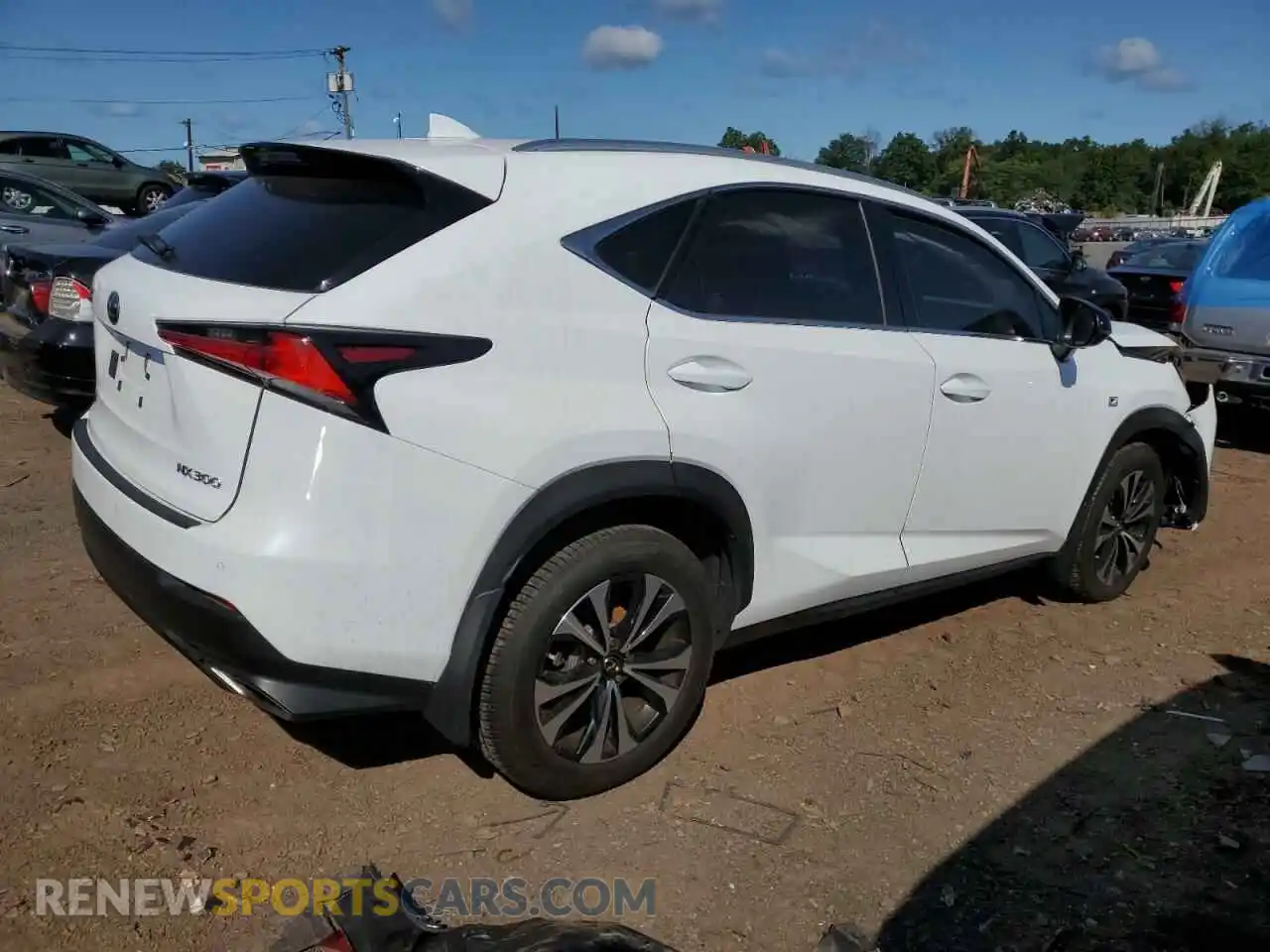 3 Photograph of a damaged car JTJBARBZ8K2184291 LEXUS NX 2019