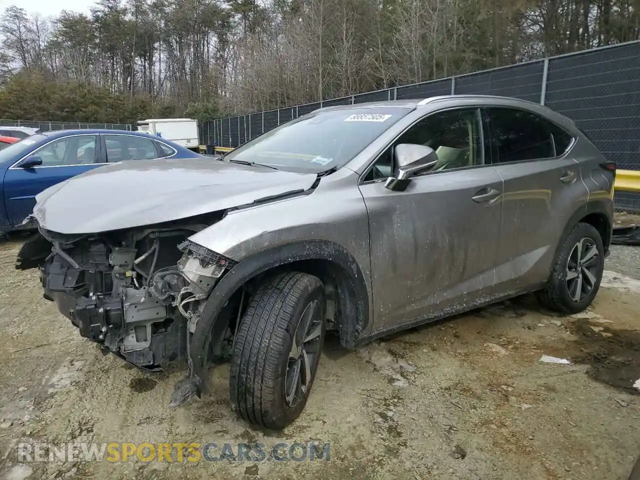 1 Photograph of a damaged car JTJBARBZ8K2193475 LEXUS NX 2019