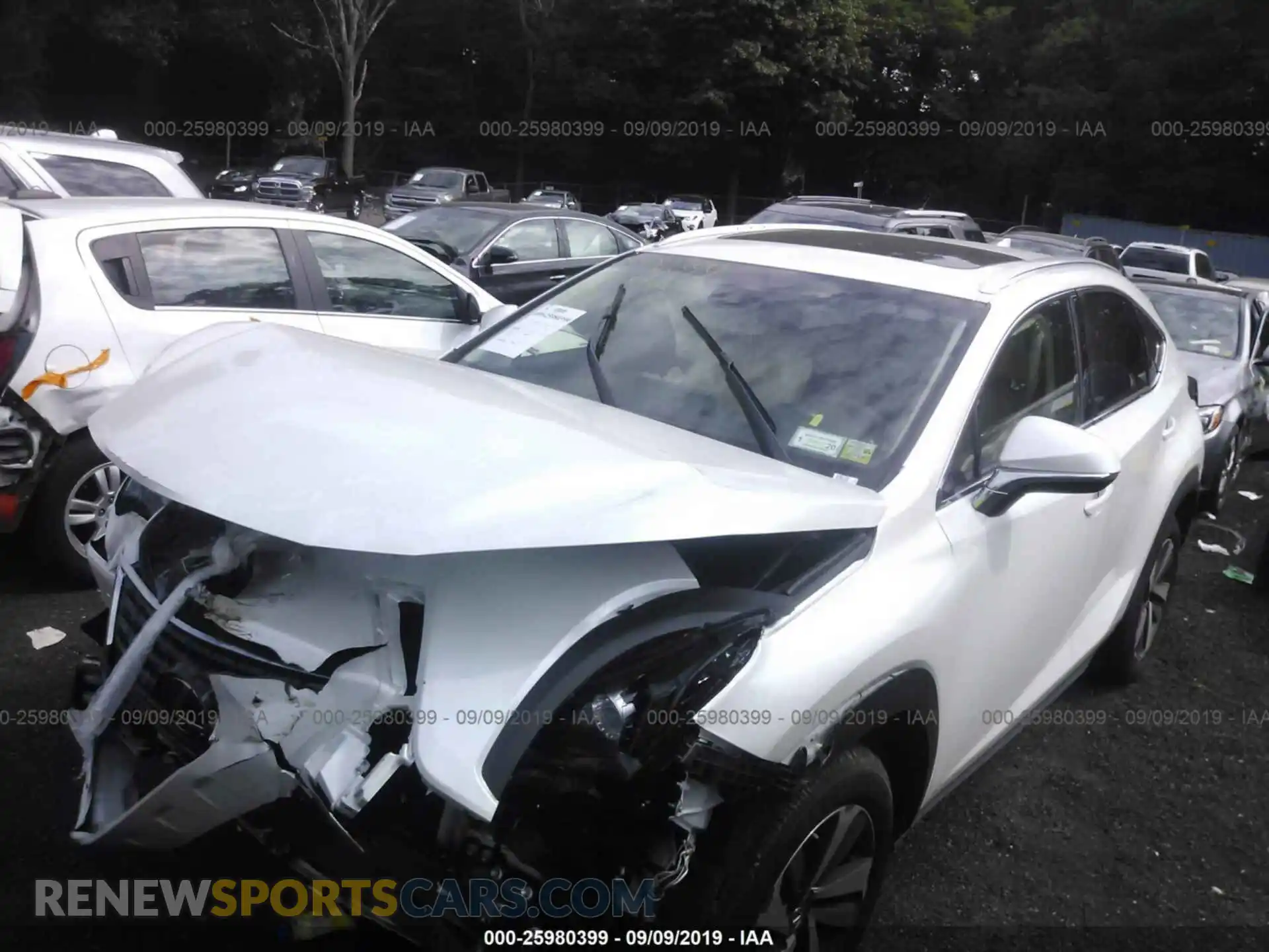 2 Photograph of a damaged car JTJBARBZ8K2194058 LEXUS NX 2019