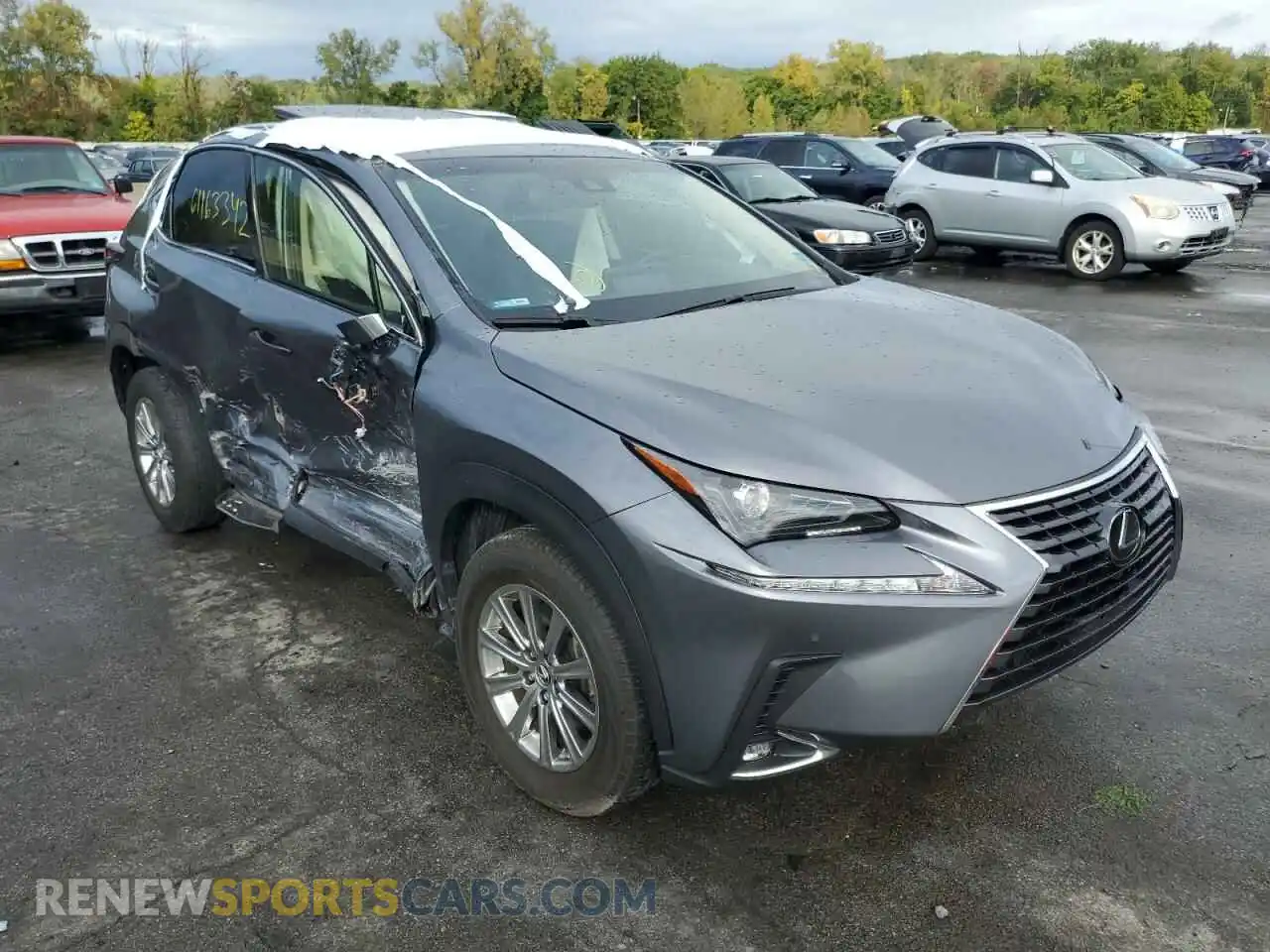 1 Photograph of a damaged car JTJBARBZ8K2200828 LEXUS NX 2019