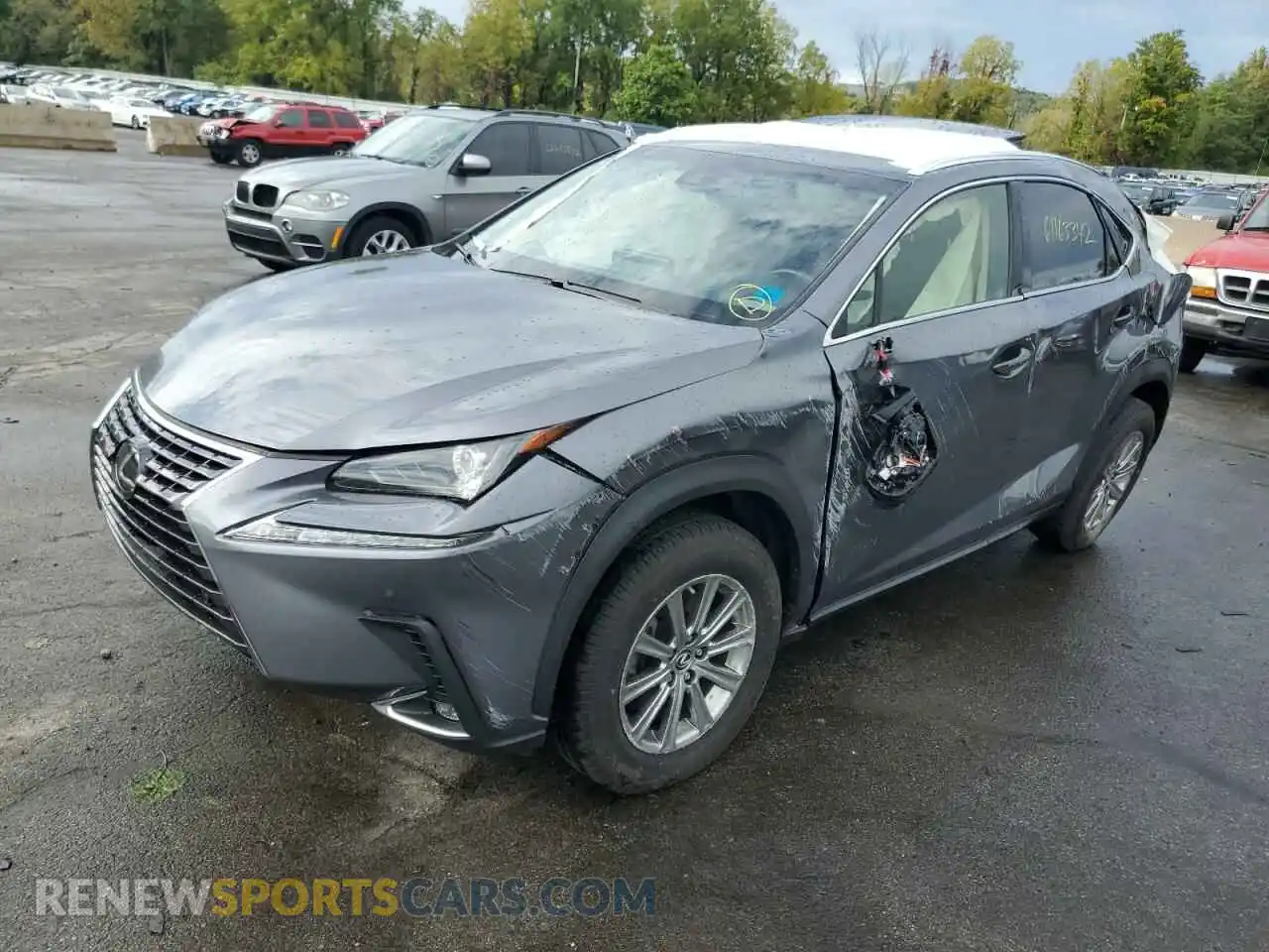2 Photograph of a damaged car JTJBARBZ8K2200828 LEXUS NX 2019