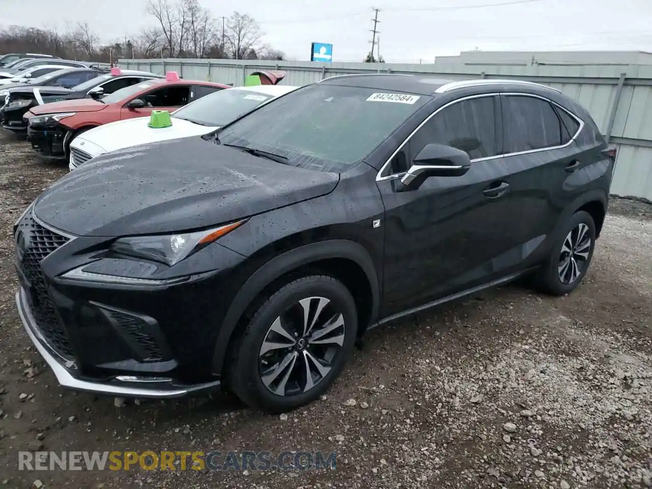 1 Photograph of a damaged car JTJBARBZ8K2212302 LEXUS NX 2019