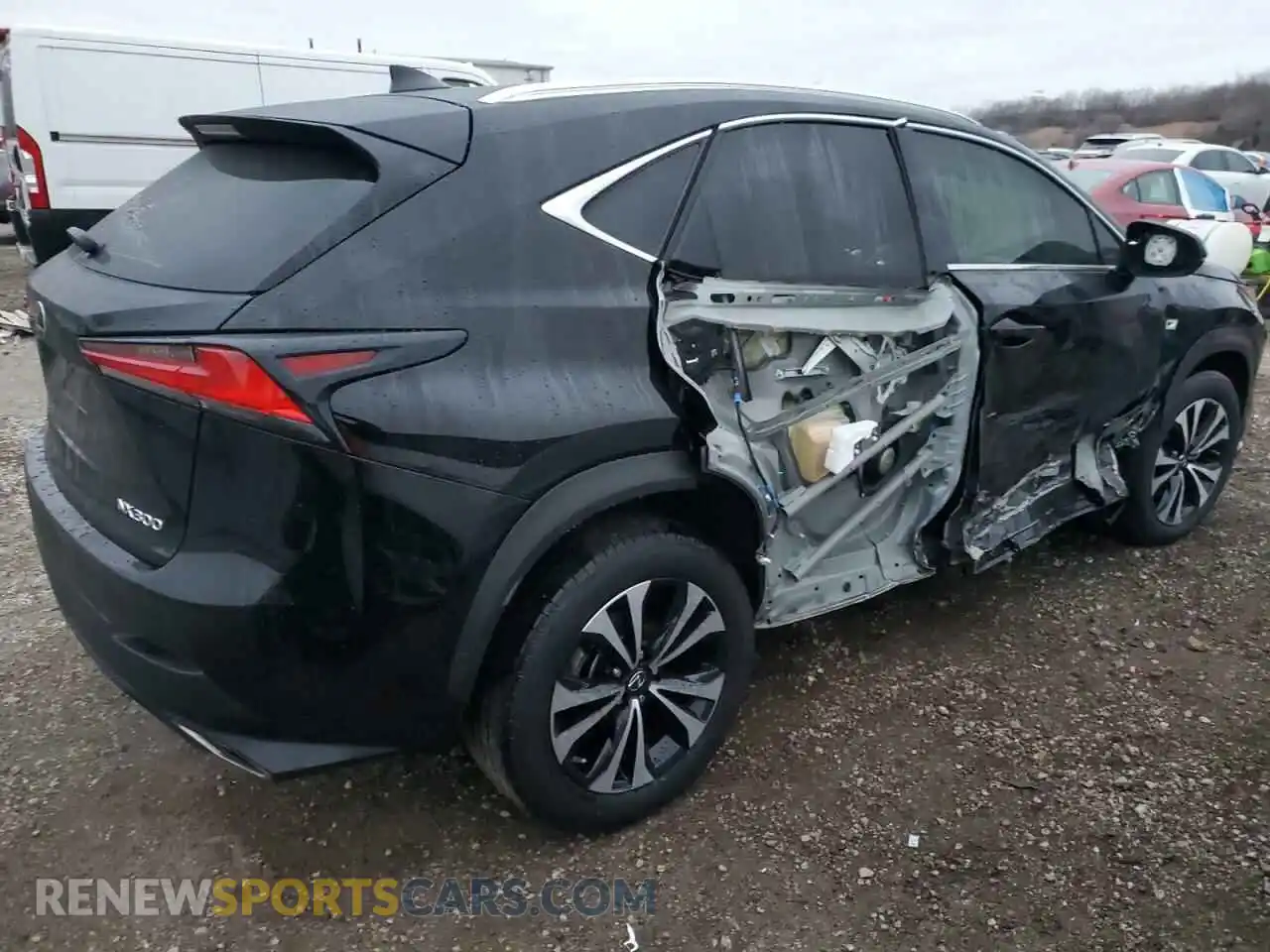 3 Photograph of a damaged car JTJBARBZ8K2212302 LEXUS NX 2019