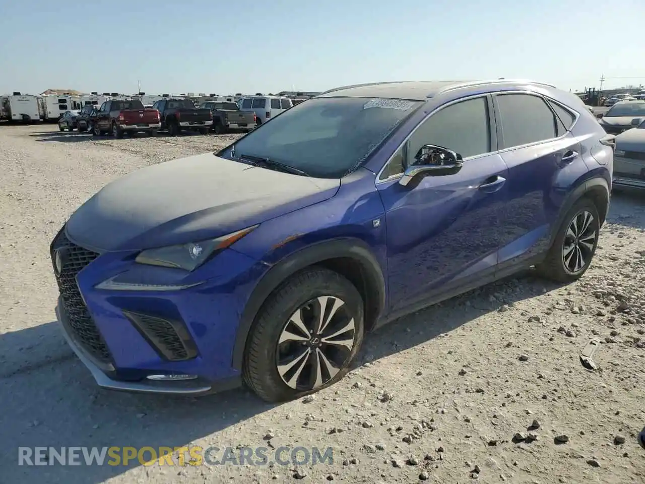 1 Photograph of a damaged car JTJBARBZ8K2217015 LEXUS NX 2019
