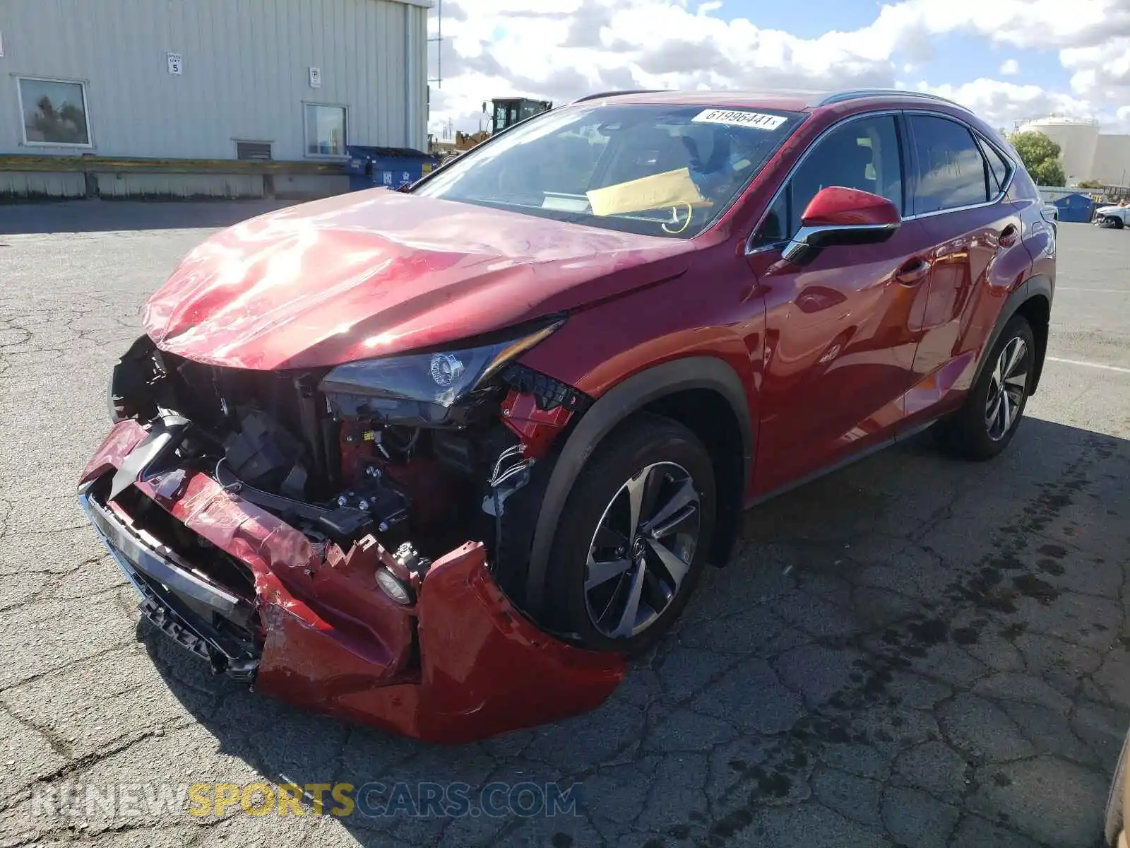 2 Photograph of a damaged car JTJBARBZ9K2180914 LEXUS NX 2019