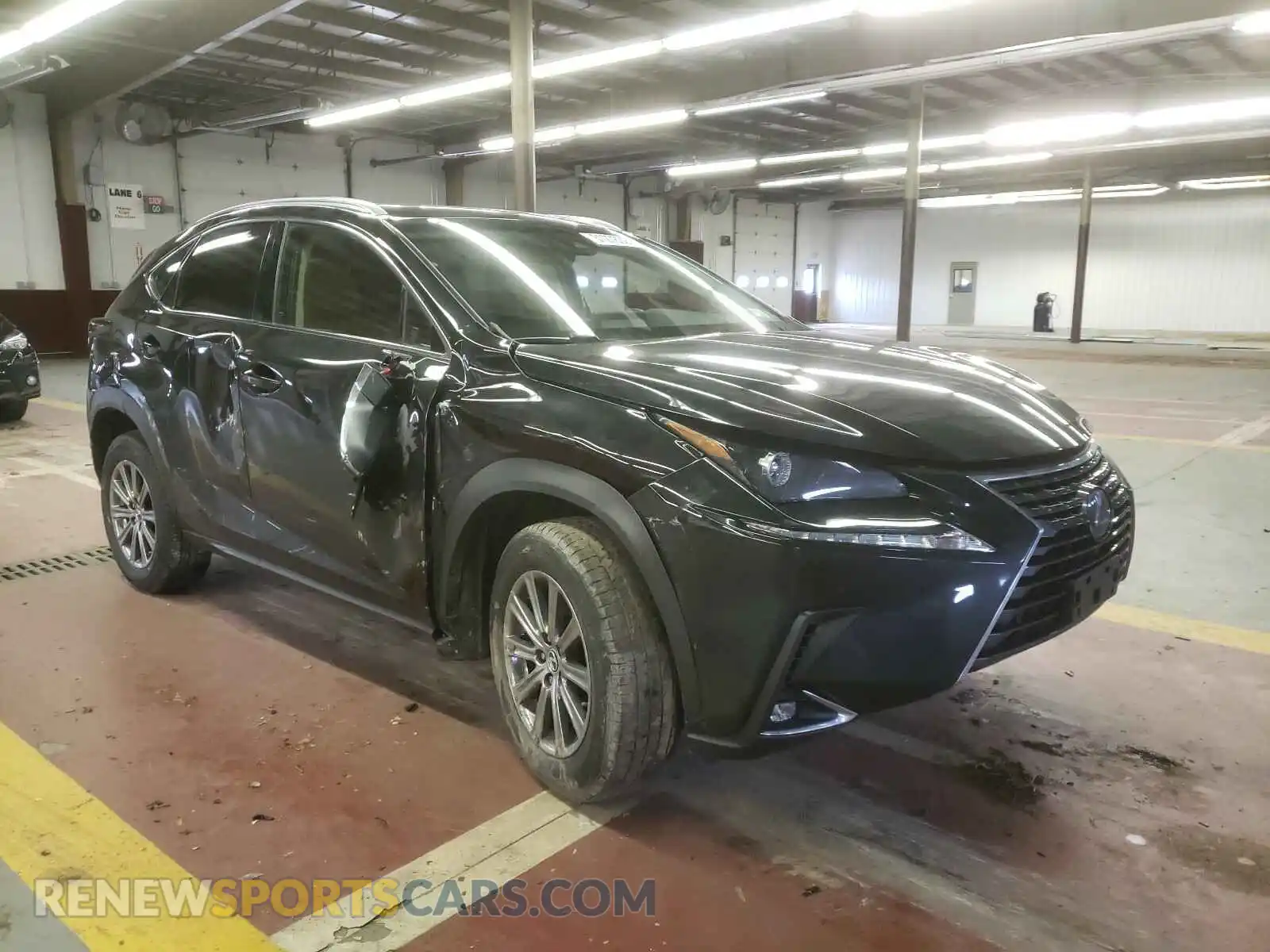 1 Photograph of a damaged car JTJBARBZ9K2187295 LEXUS NX 2019