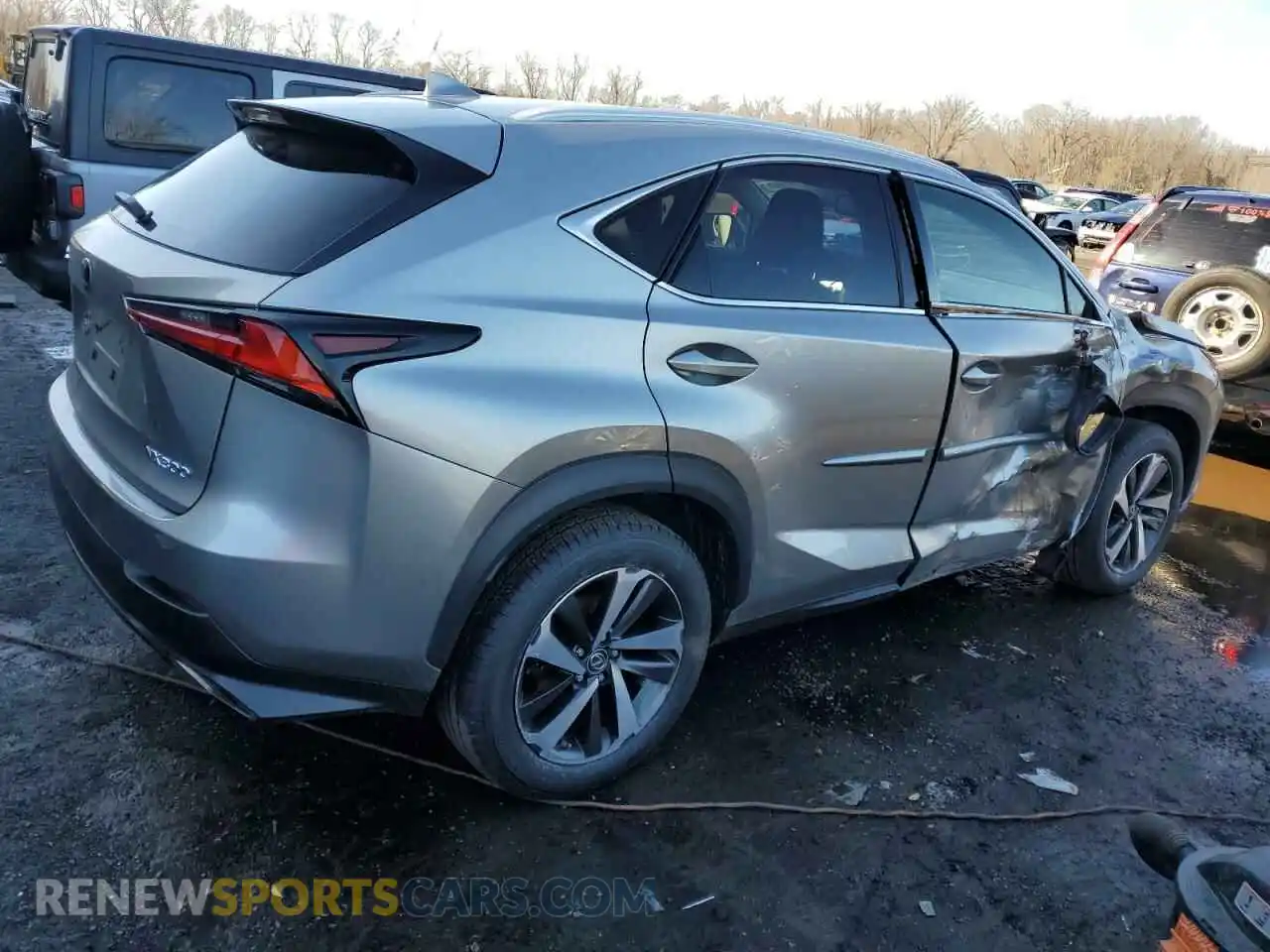 3 Photograph of a damaged car JTJBARBZ9K2189242 LEXUS NX 2019