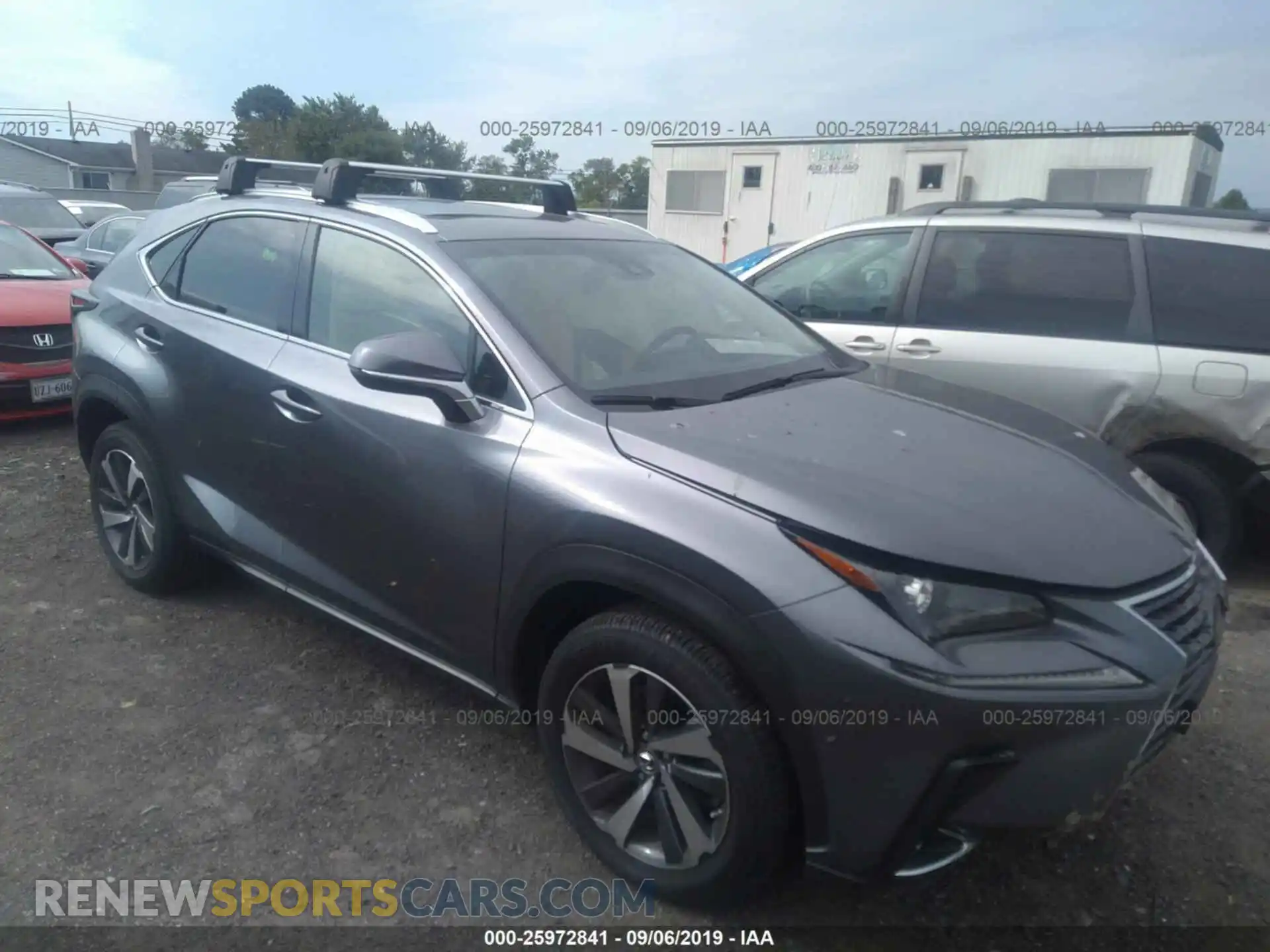 1 Photograph of a damaged car JTJBARBZ9K2191055 LEXUS NX 2019