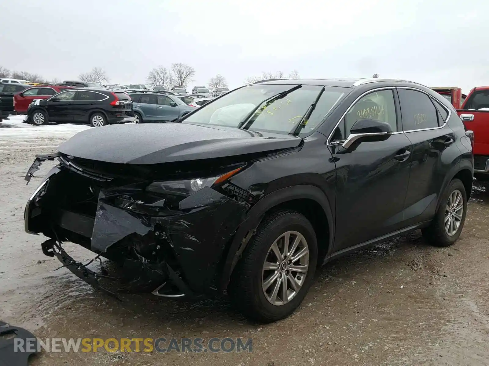 2 Photograph of a damaged car JTJBARBZ9K2195915 LEXUS NX 2019