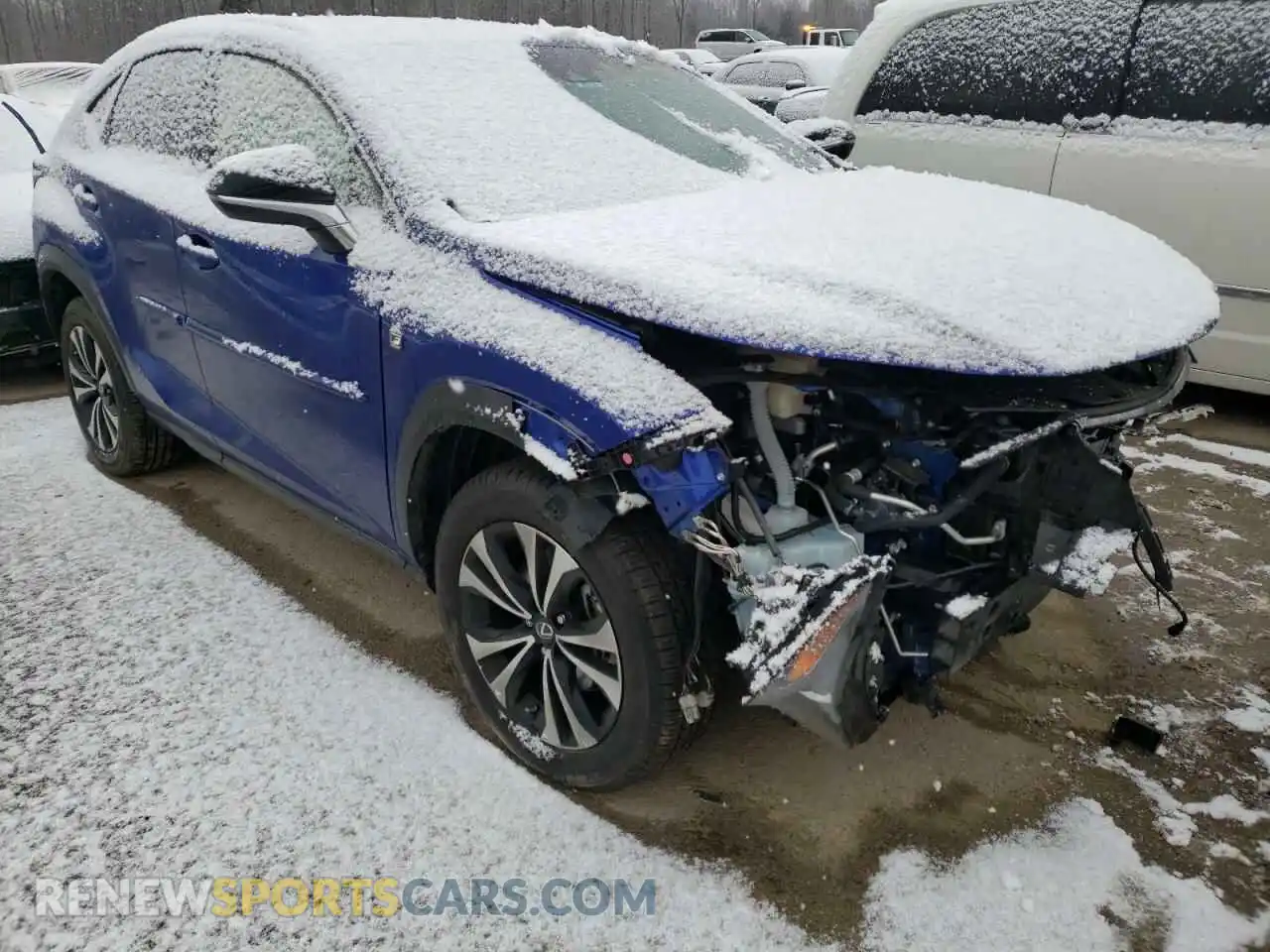 1 Photograph of a damaged car JTJBARBZ9K2196112 LEXUS NX 2019