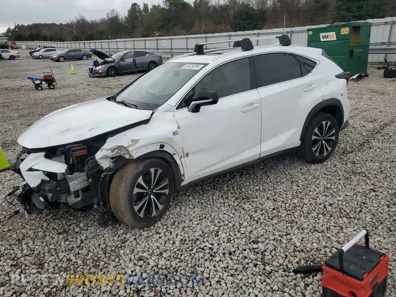 1 Photograph of a damaged car JTJBARBZXK2181733 LEXUS NX 2019