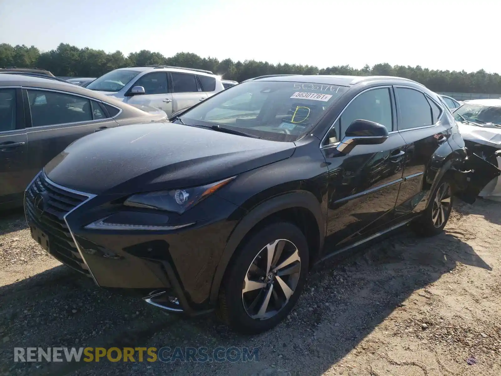 2 Photograph of a damaged car JTJBARBZXK2185958 LEXUS NX 2019
