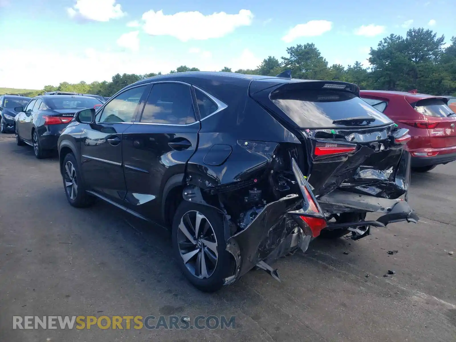 3 Photograph of a damaged car JTJBARBZXK2185958 LEXUS NX 2019